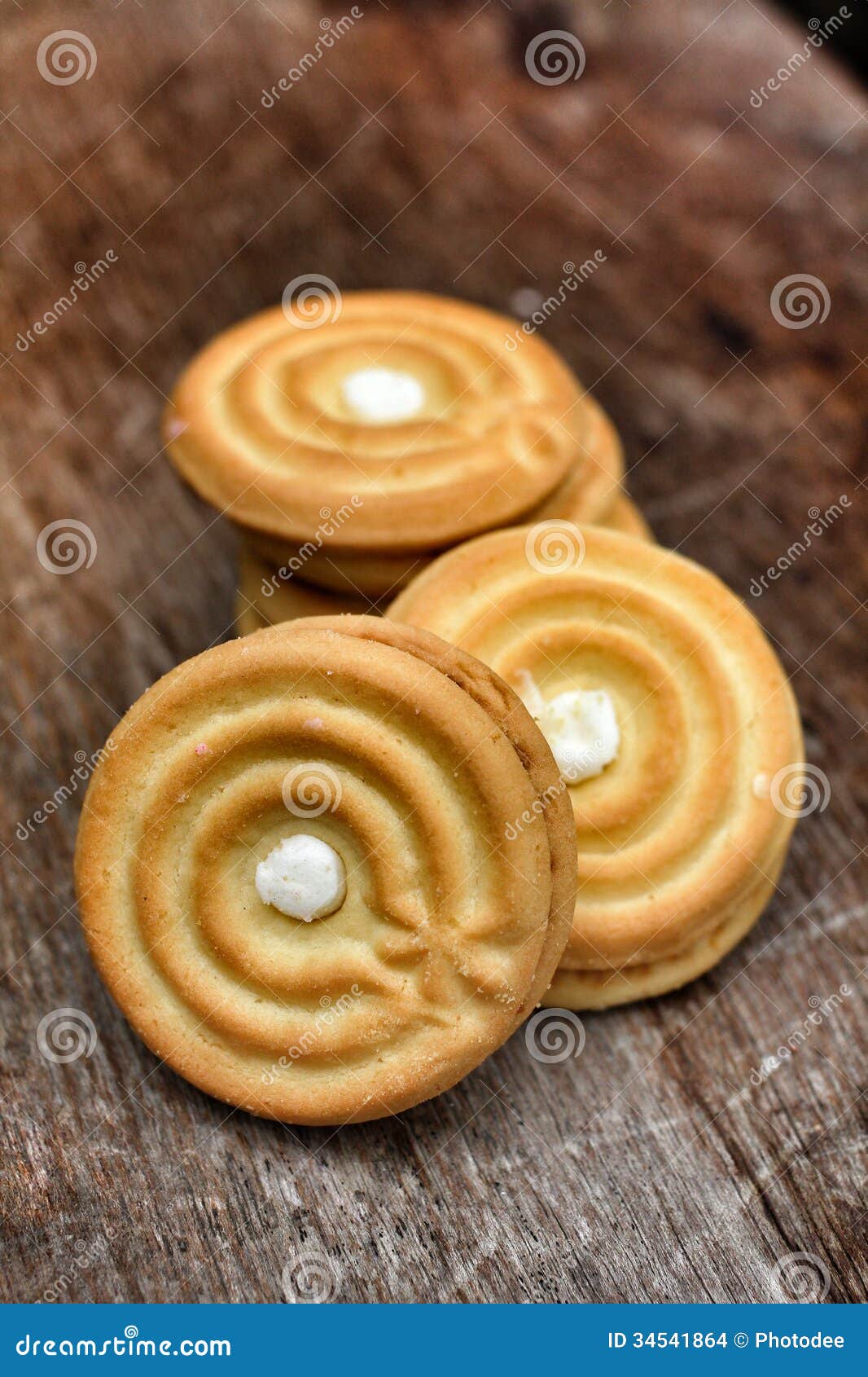 Sandwich biscuits stock photo. Image of filling, crackers 34541864