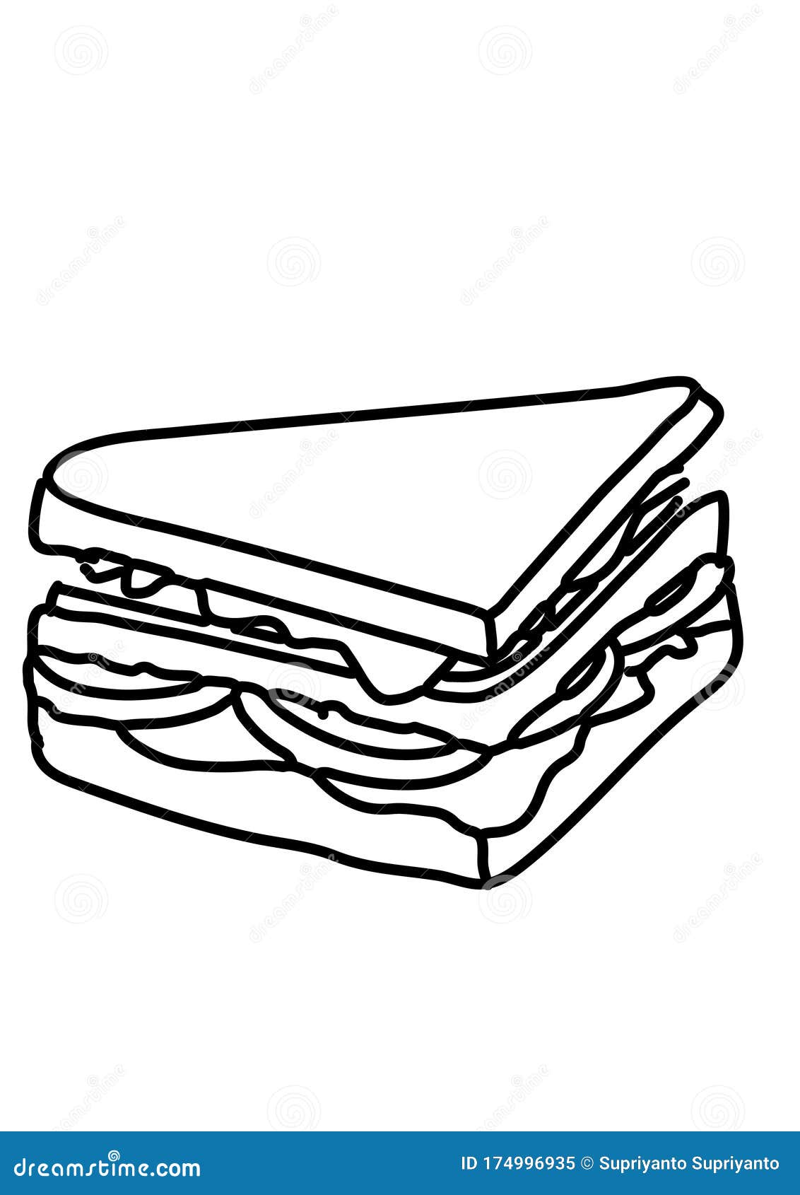 sandwich-black-and-white-lineart-drawing-illustration-hand-drawn