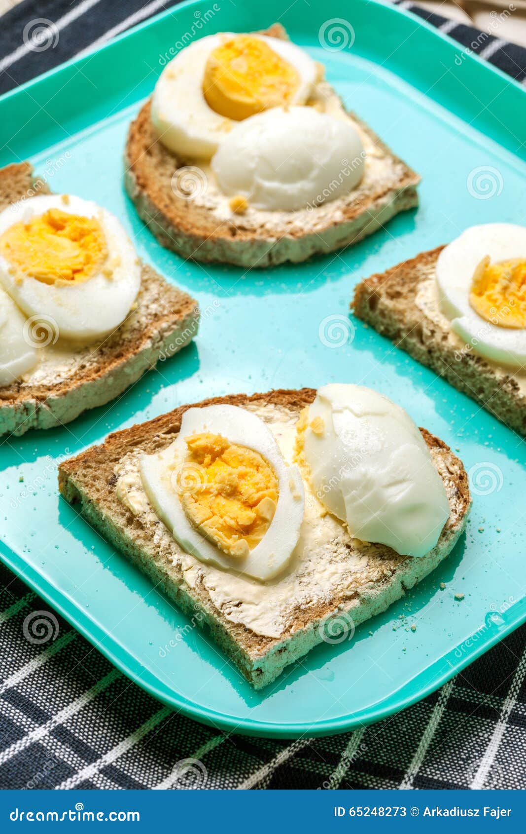 Sandwich with Butter and Egg. Stock Image Image of tasty, sliced