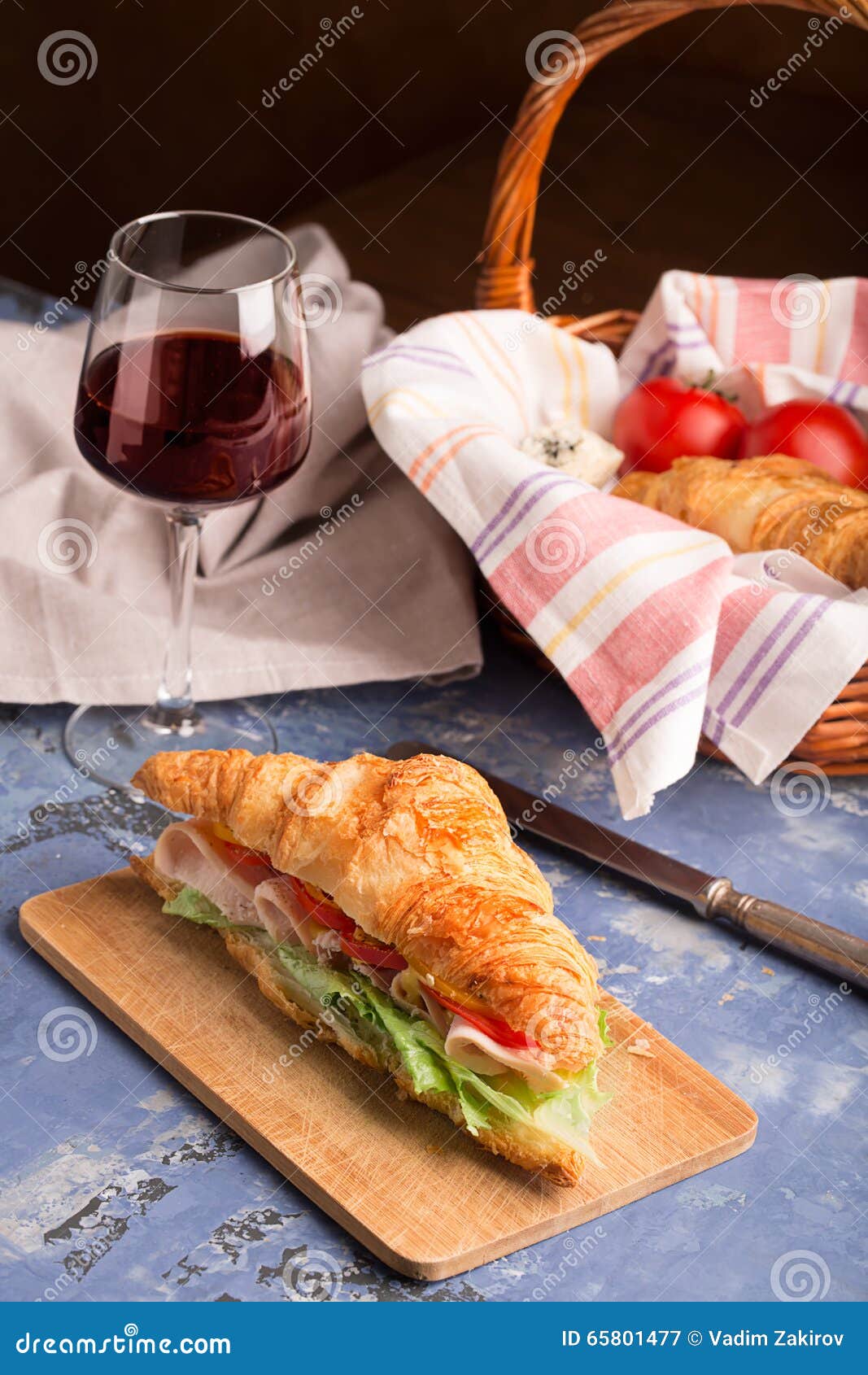 Sandwich with Chicken Breast Stock Image Image of rustic, club 65801477