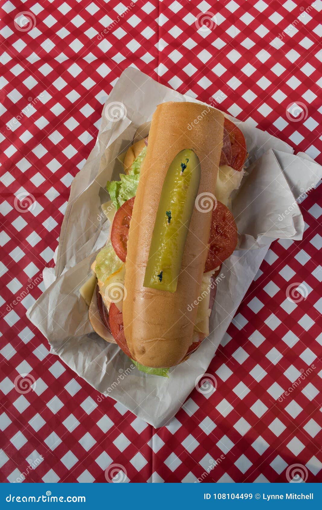 A Cheese And Pickle Sandwich Being Consumed In London, England Stock Photo