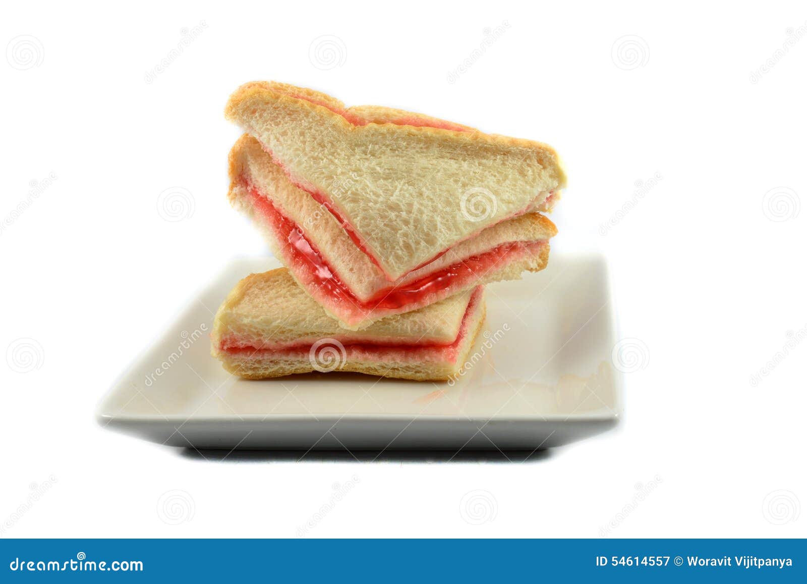 Sandwich on plate stock image. Image of cooked, slices 54614557