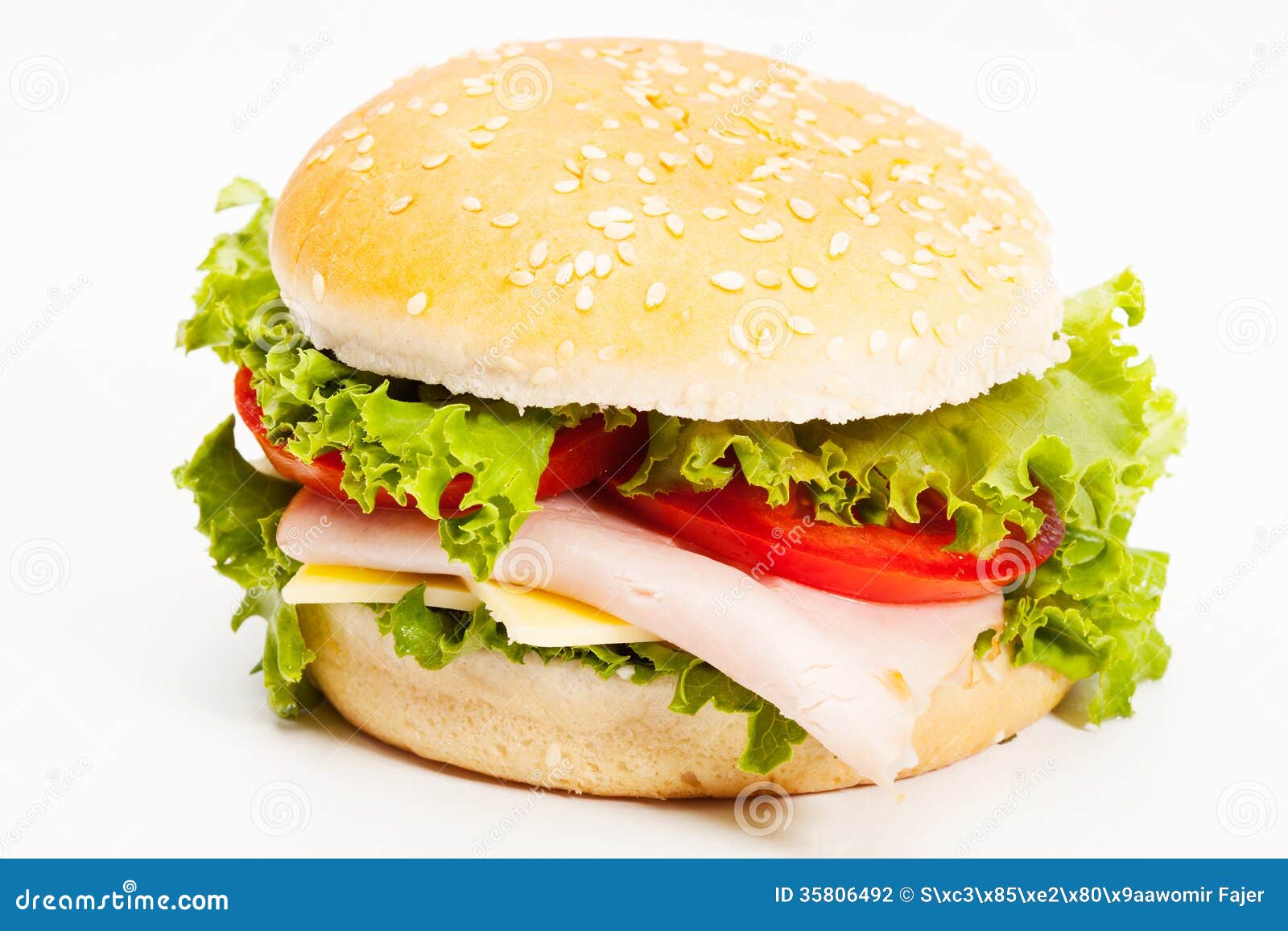 Sandwich on plate stock photo. Image of roll, plate, culinary 35806492