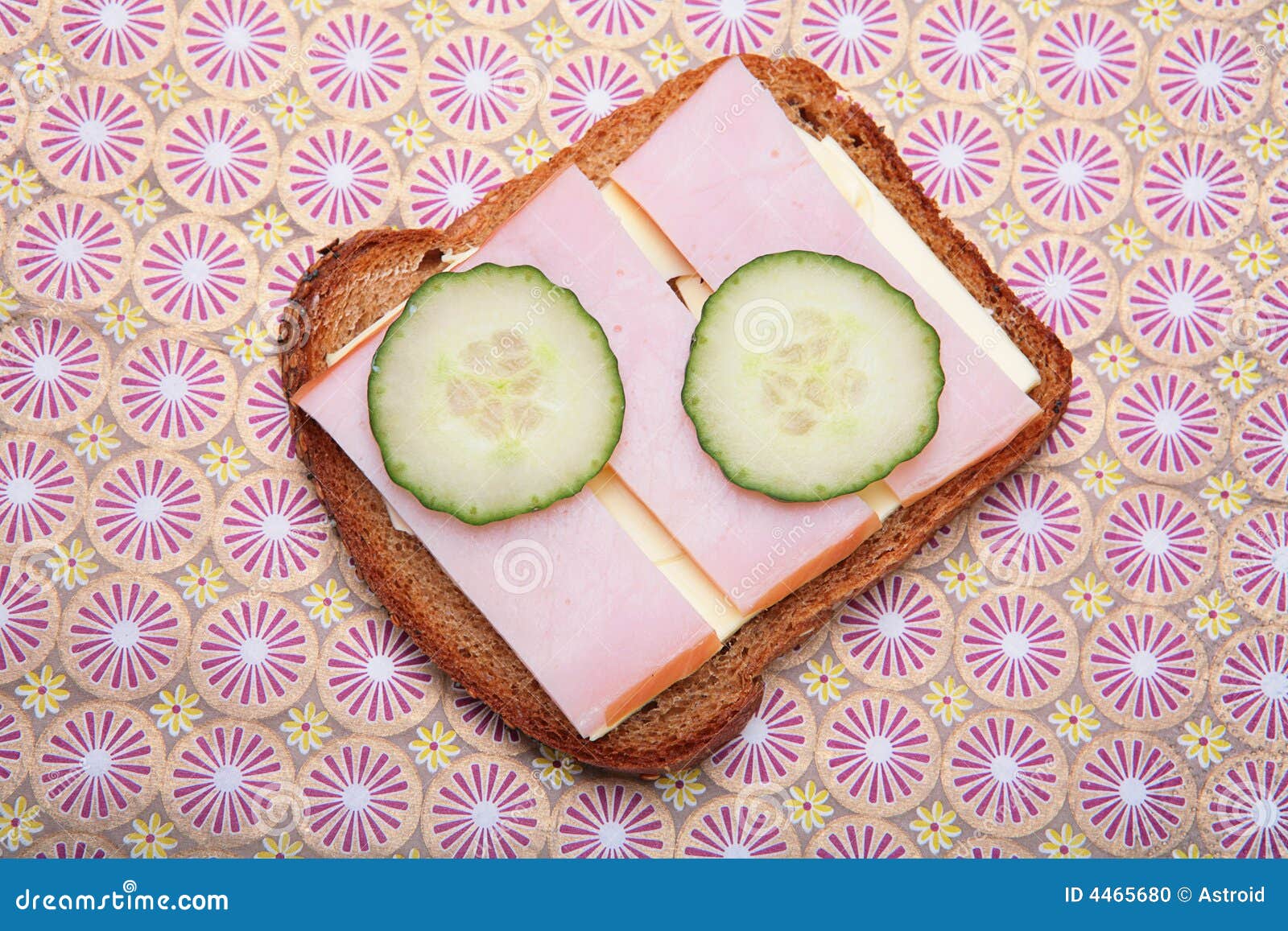 Sandwich from Pumpernickel Bread Stock Photo Image of appetite, fresh