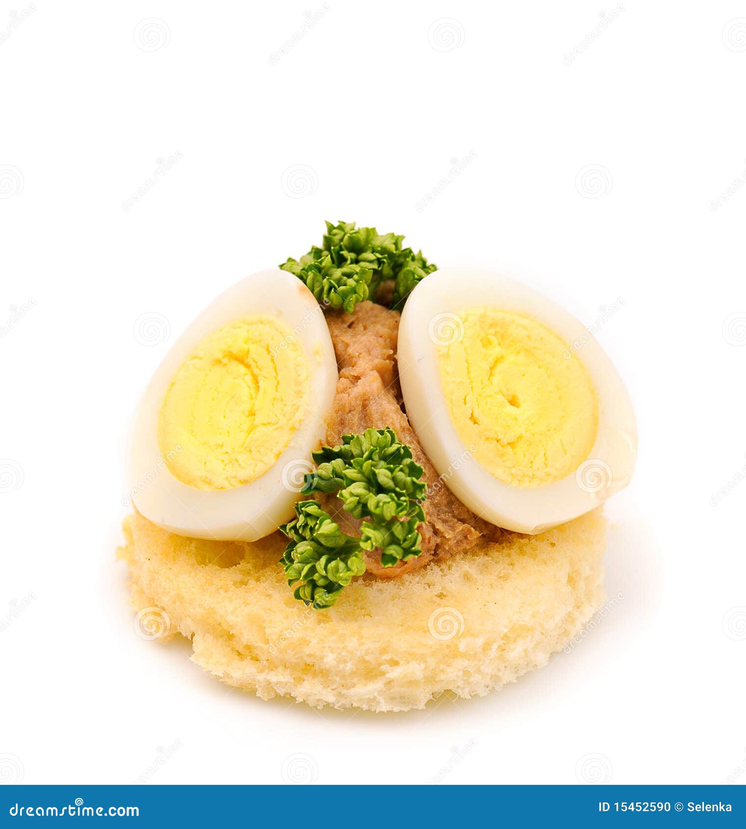Sandwich with Quail Eggs and Pate Stock Photo Image of catering