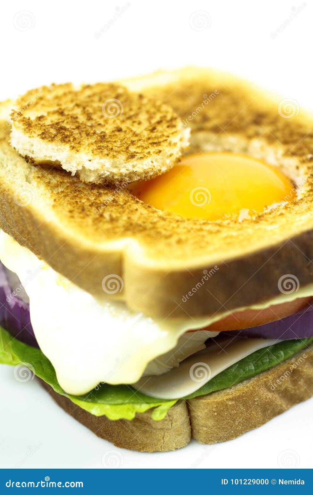 Sandwich stock photo. Image of isolated, vegetables 101229000