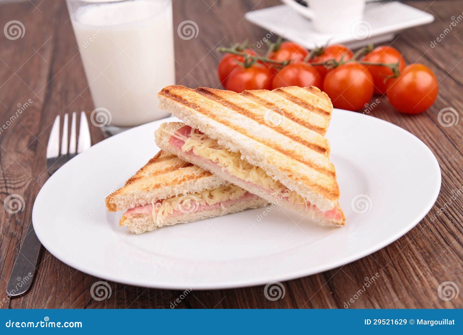 Sandwich toast stock image. Image of french, grilled 29521629