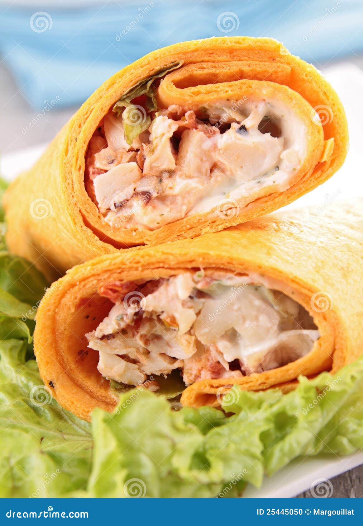 Sandwich wrap stock photo. Image of nutrition, fastfood 25445050