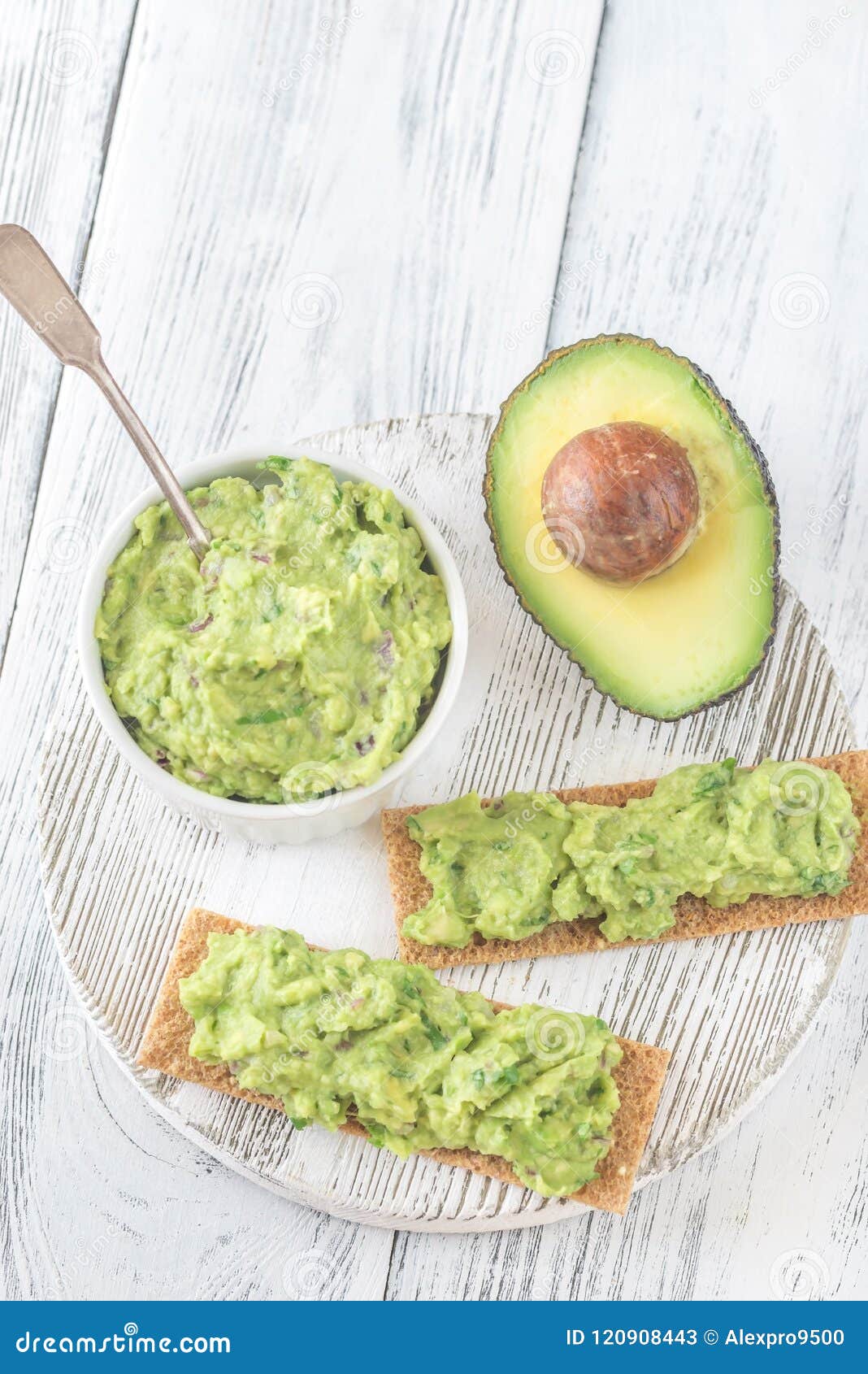 Sandwiches with guacamole stock image. Image of healthy 120908443