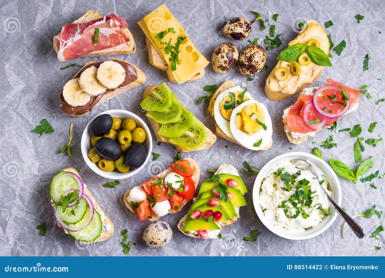 Sandwiches set background stock photo. Image of gourmet - 88514422