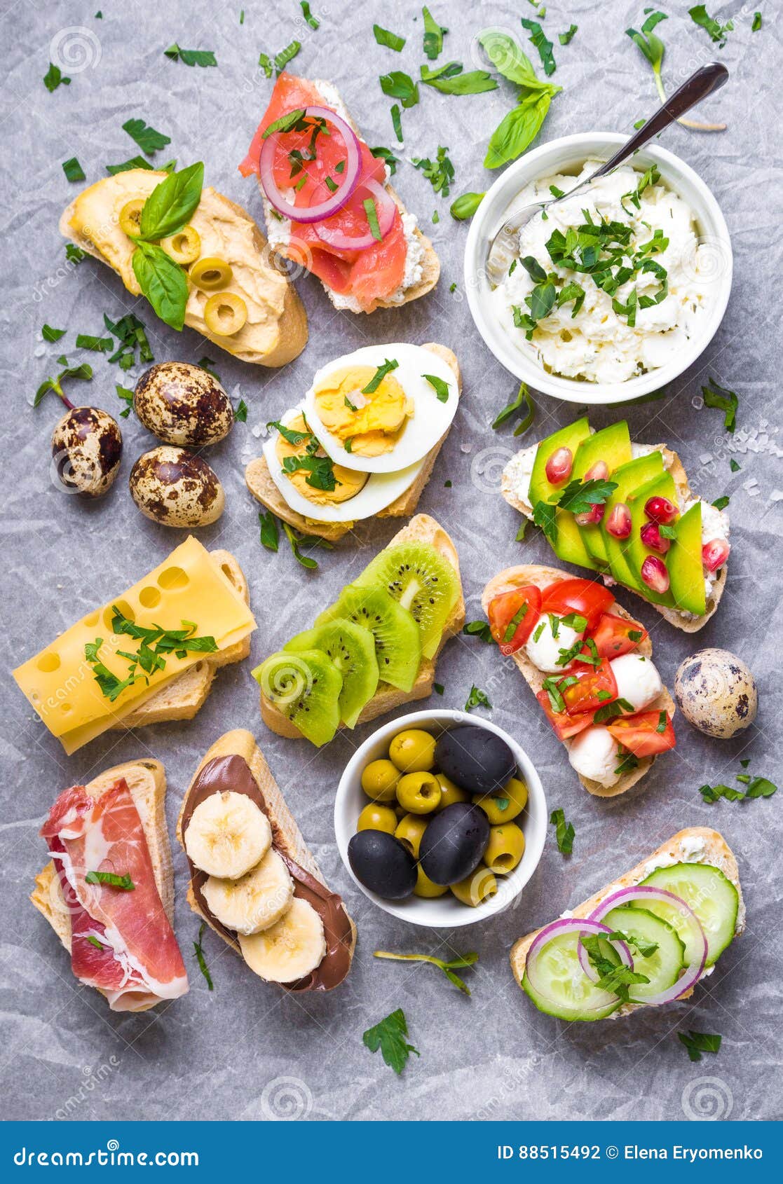 Sandwiches set background stock photo. Image of fruit - 88515492