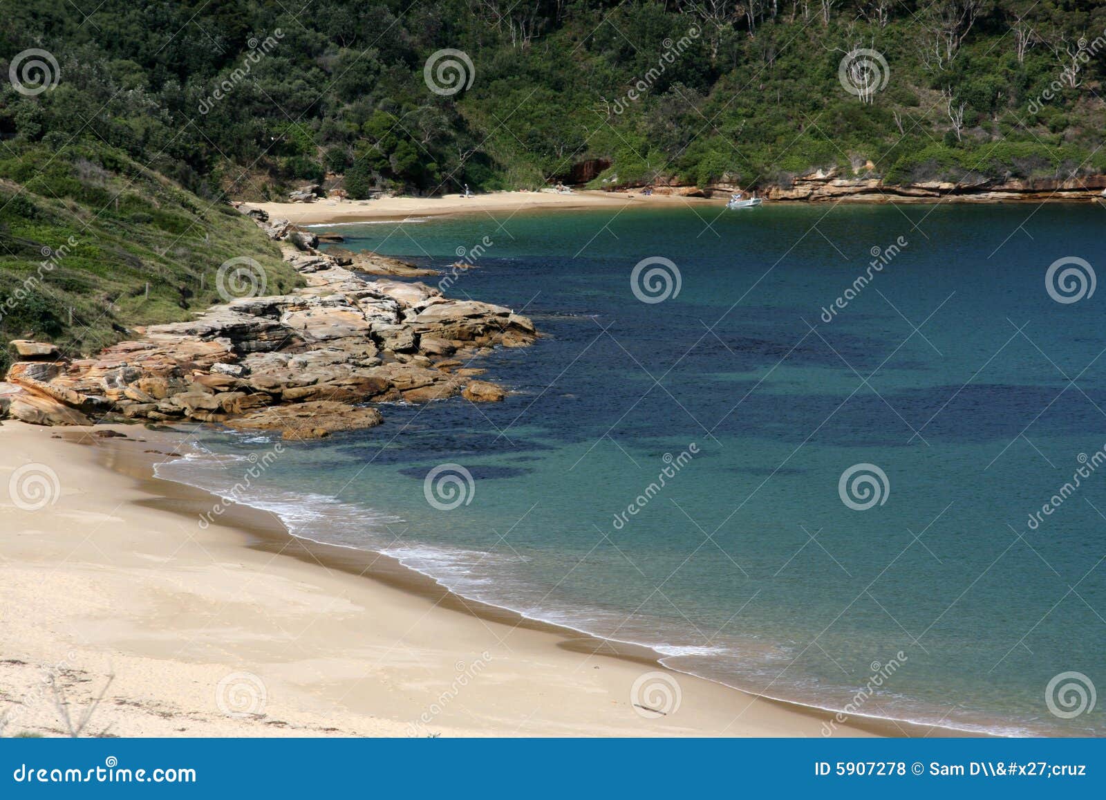 sandy beach - botany bay, sydney, australia