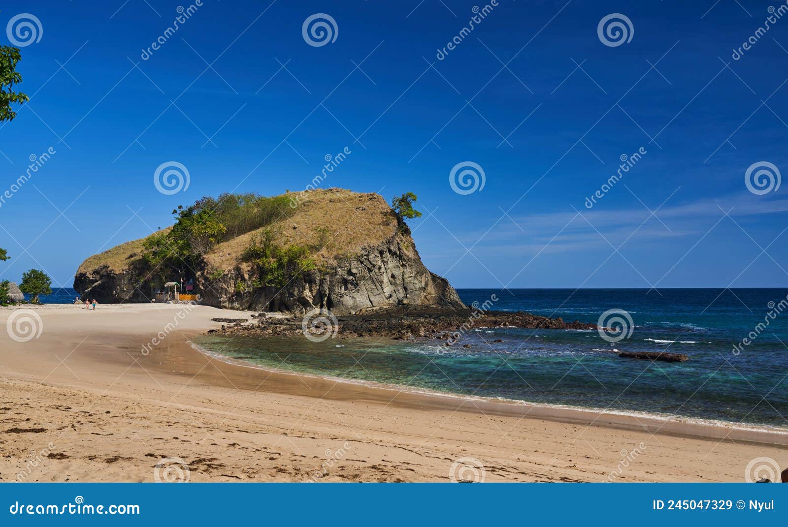 sandy beach for dream vacation in asia