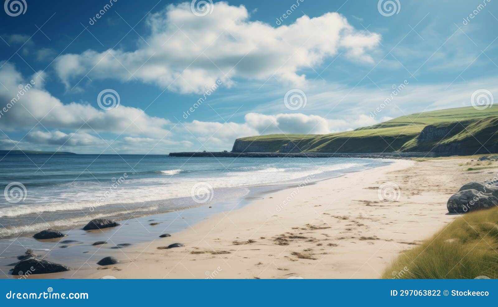 dreamy beachscape in hindu yorkshire dales