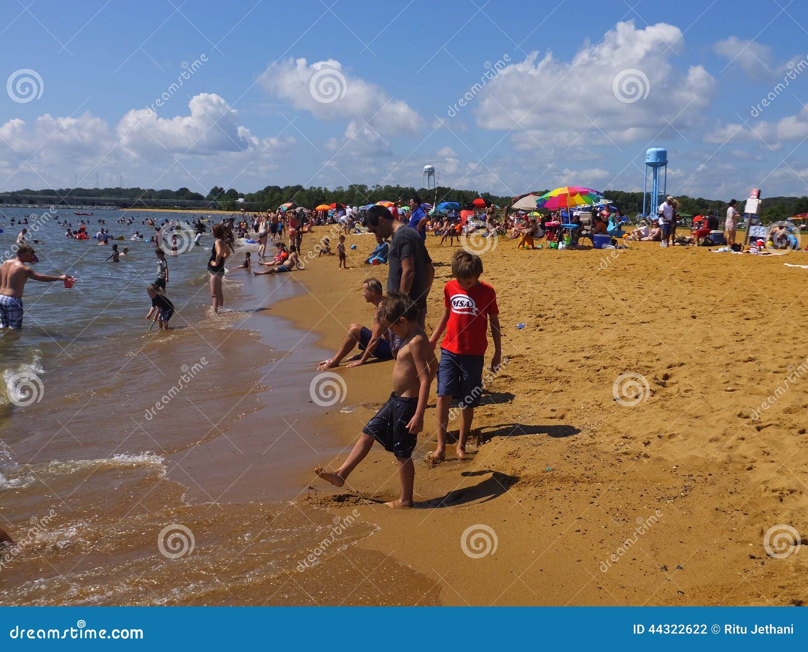 Sandy Point State Park Dans Le Maryland Photographie éditorial Image