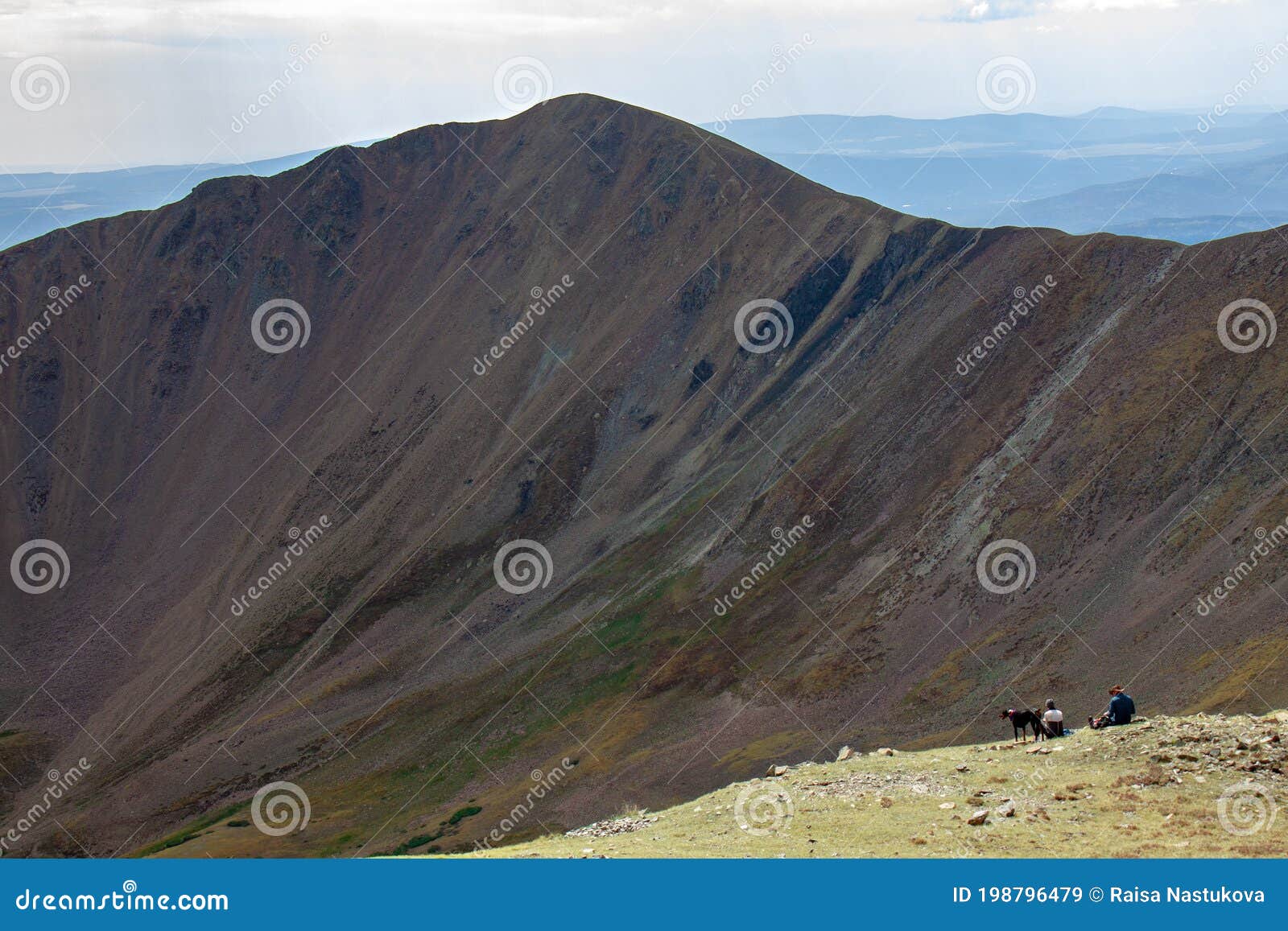 The Sangre De Cristo Mountain Range in Taos, New Mexico in the Rocky