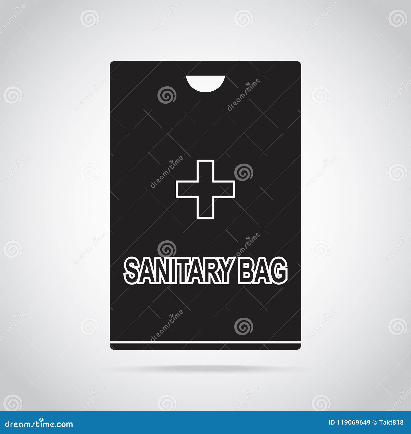 A paper disposal bag for sanitary products and razors etc Stock Photo -  Alamy