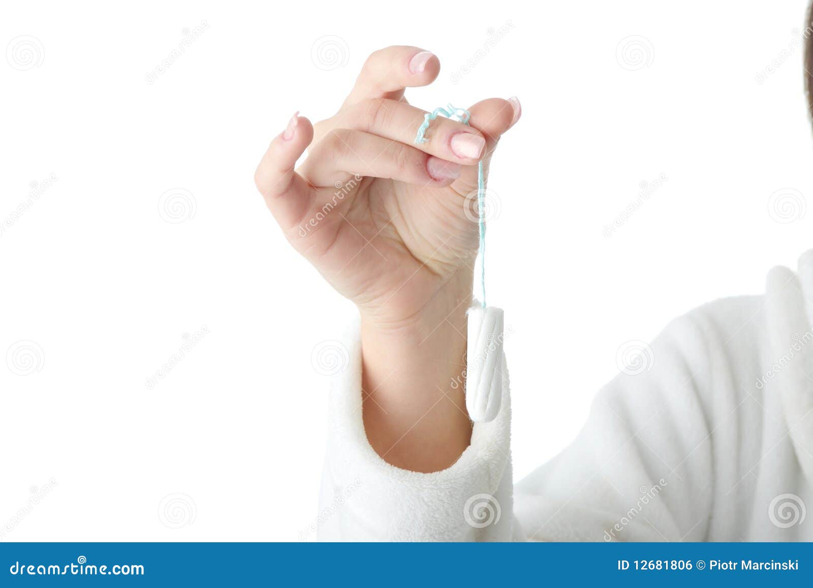 Sanitary or tampon stock photo. Image of lady, gynecologic 12681806