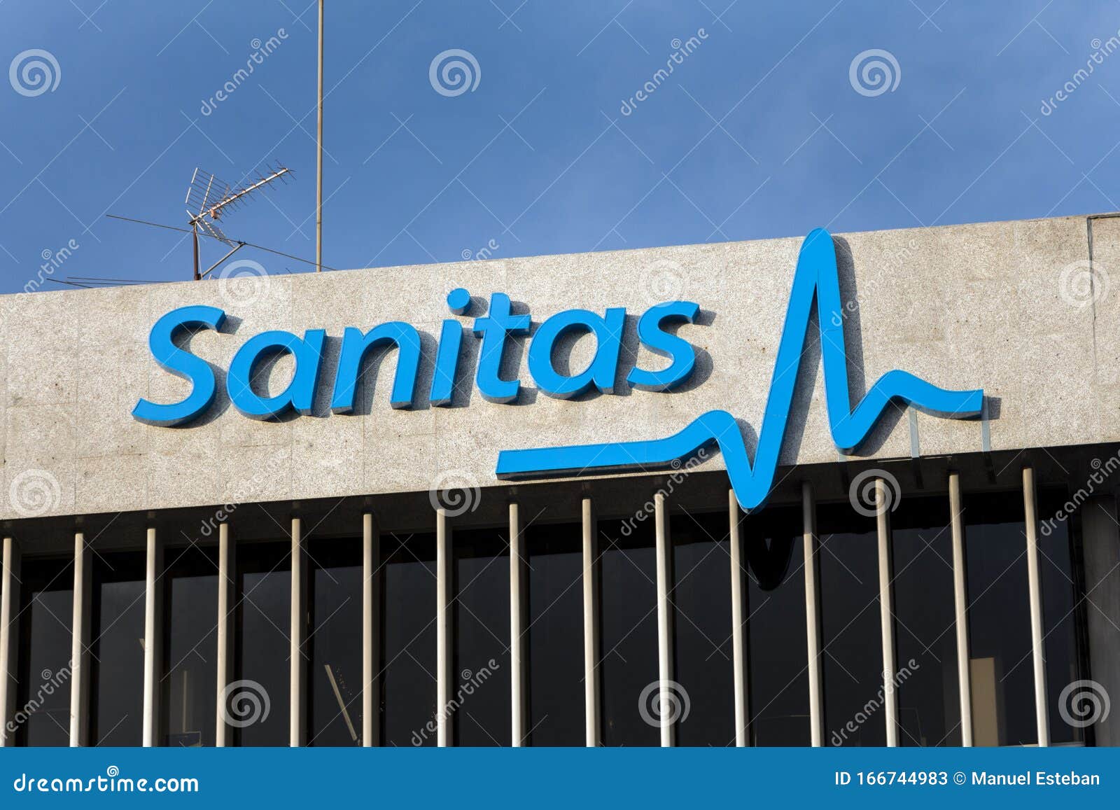 Sanitas Logo on Sanitas Center Editorial Stock Photo - Image of company,  health: 166744983