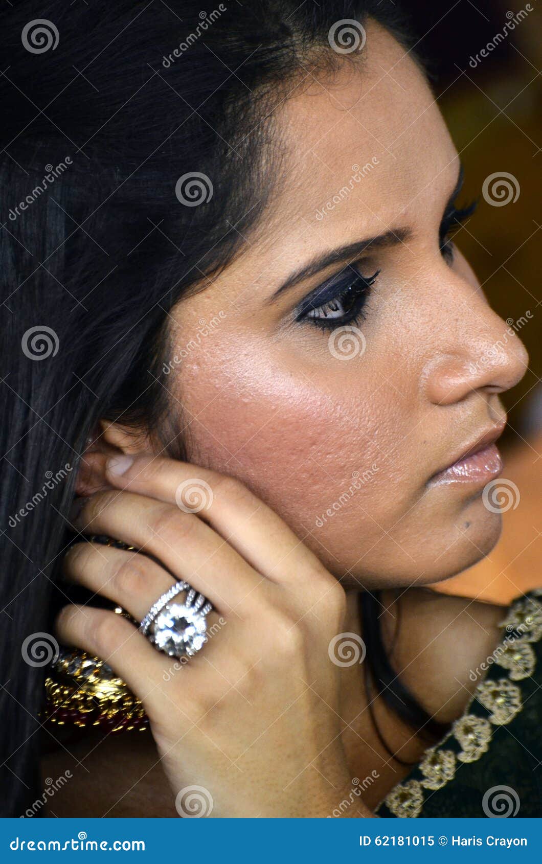 Sania mirza clip-on nosepin - GOLD – ORNAATE
