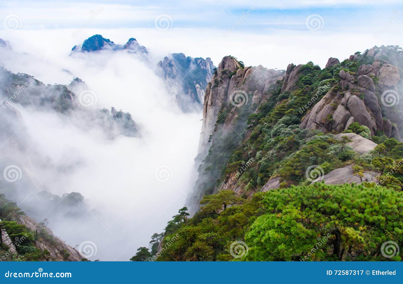 Sanqing Mountain Stock Image Image Of Sanqingshan Tree 72587317