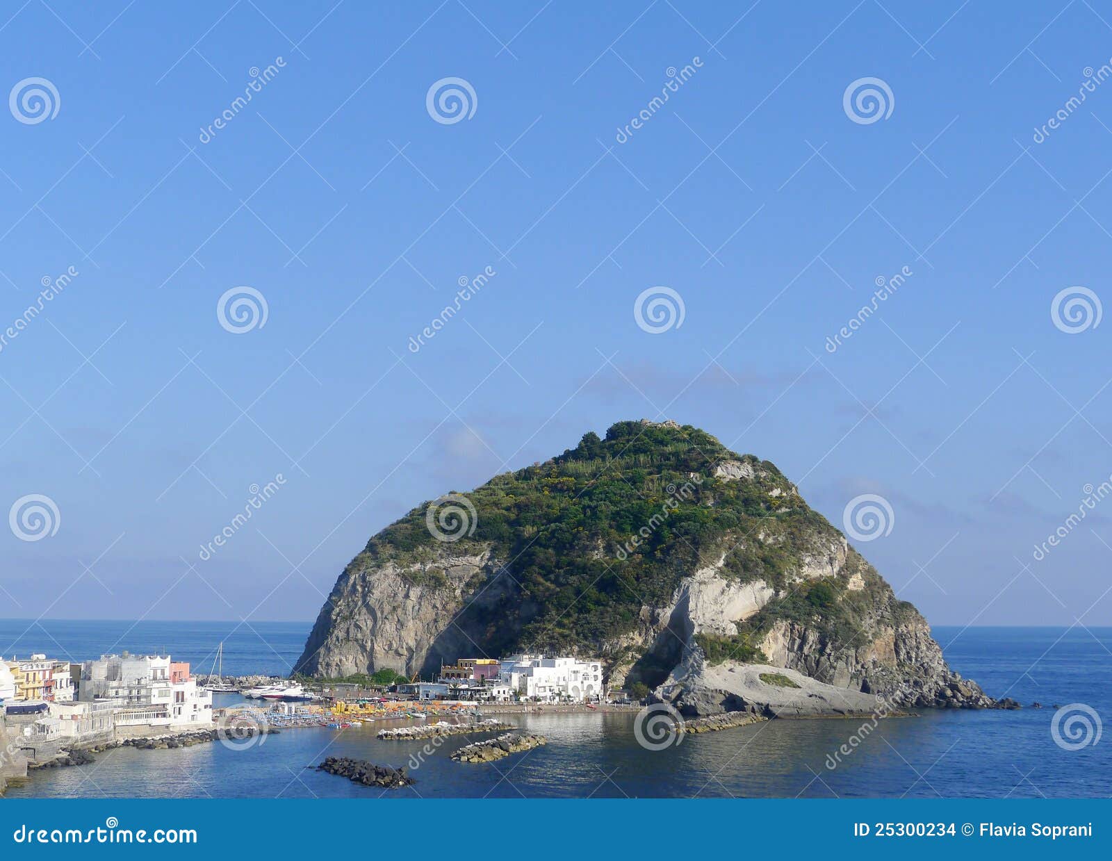 Sant'Angelo, ischions, Italie. Oxbow de Sant'Angelo dans des ischions île, Naples, Italie.