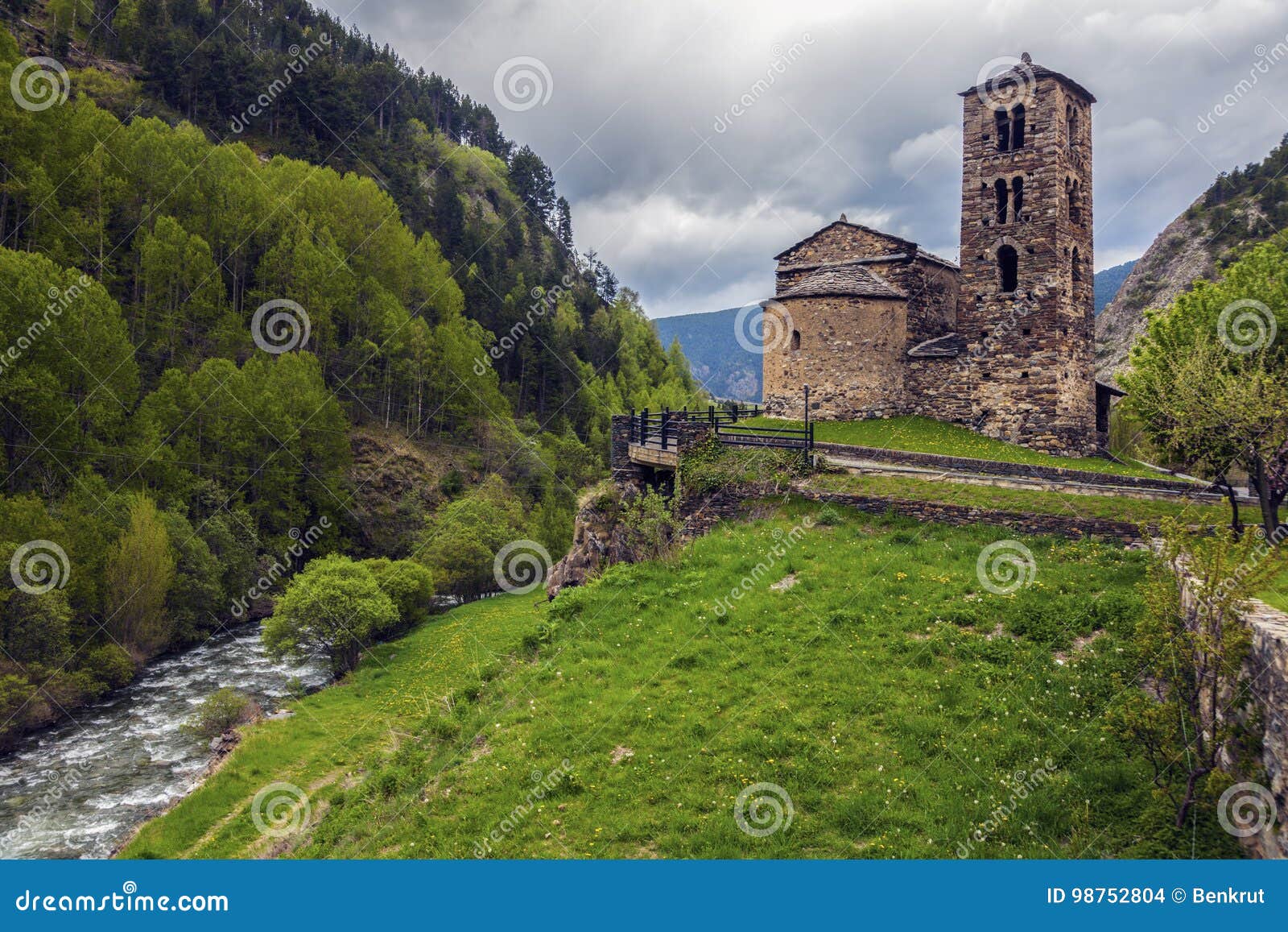 sant joan de caselles church in canillo