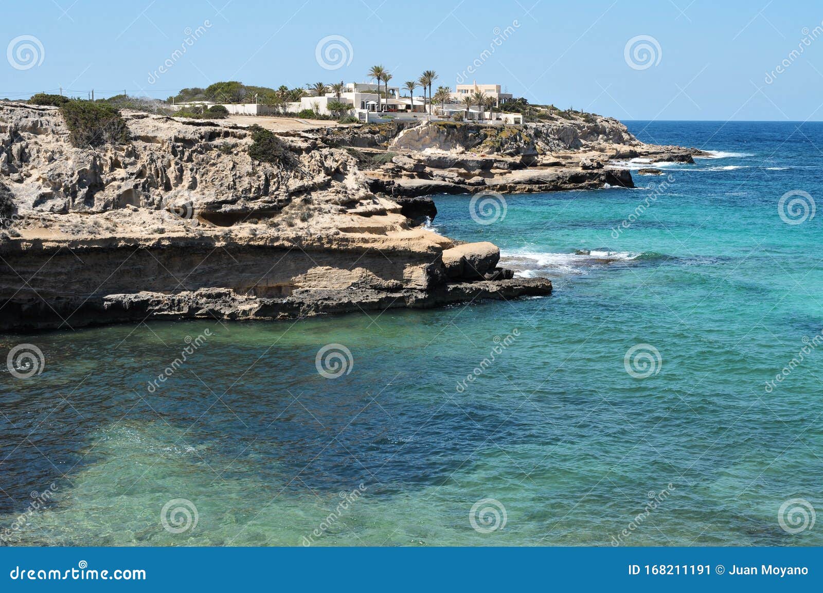 sant josep de sa talaia coast, ibiza island, spain