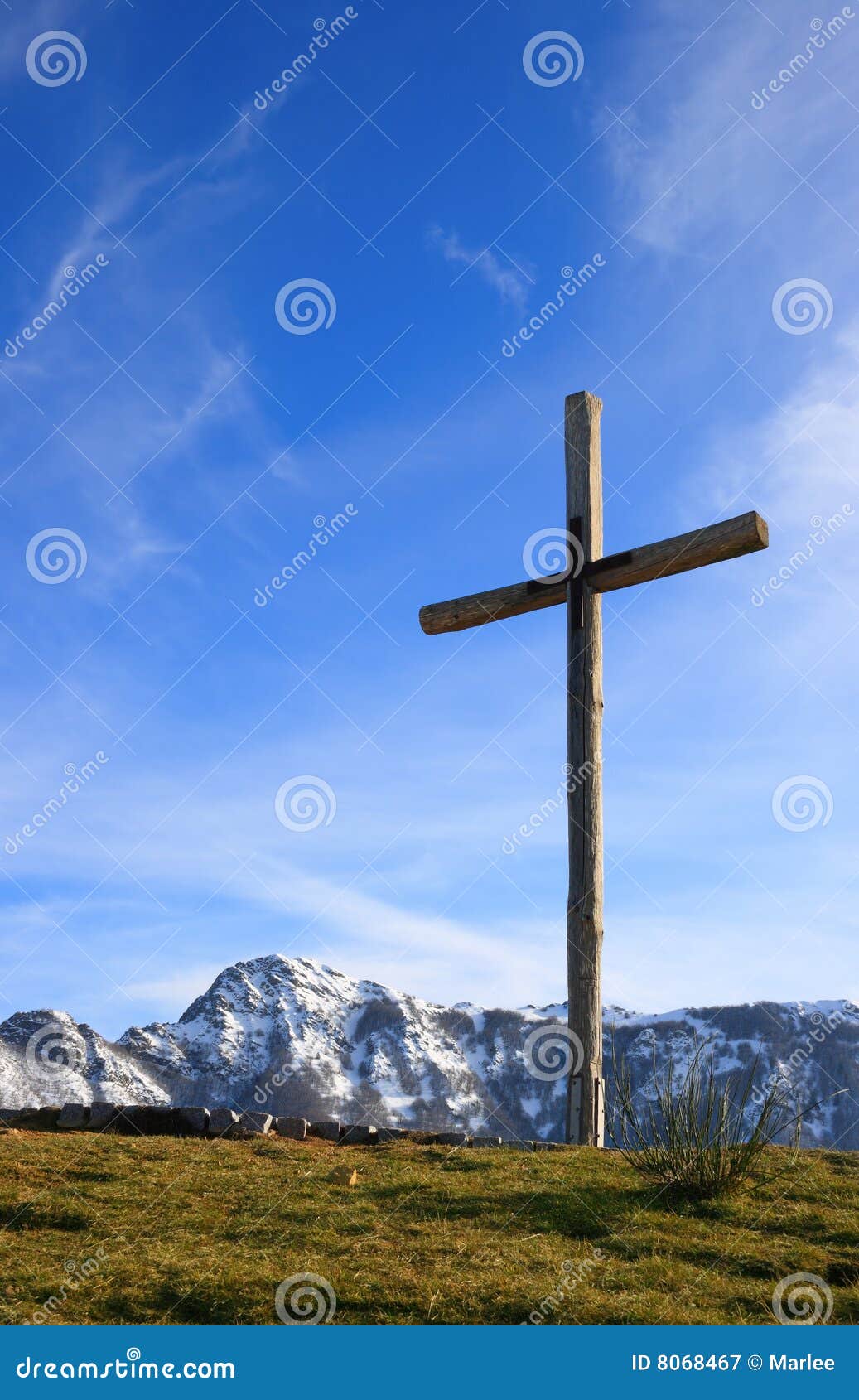 sant marsal cross (montseny, catalonia, spain)