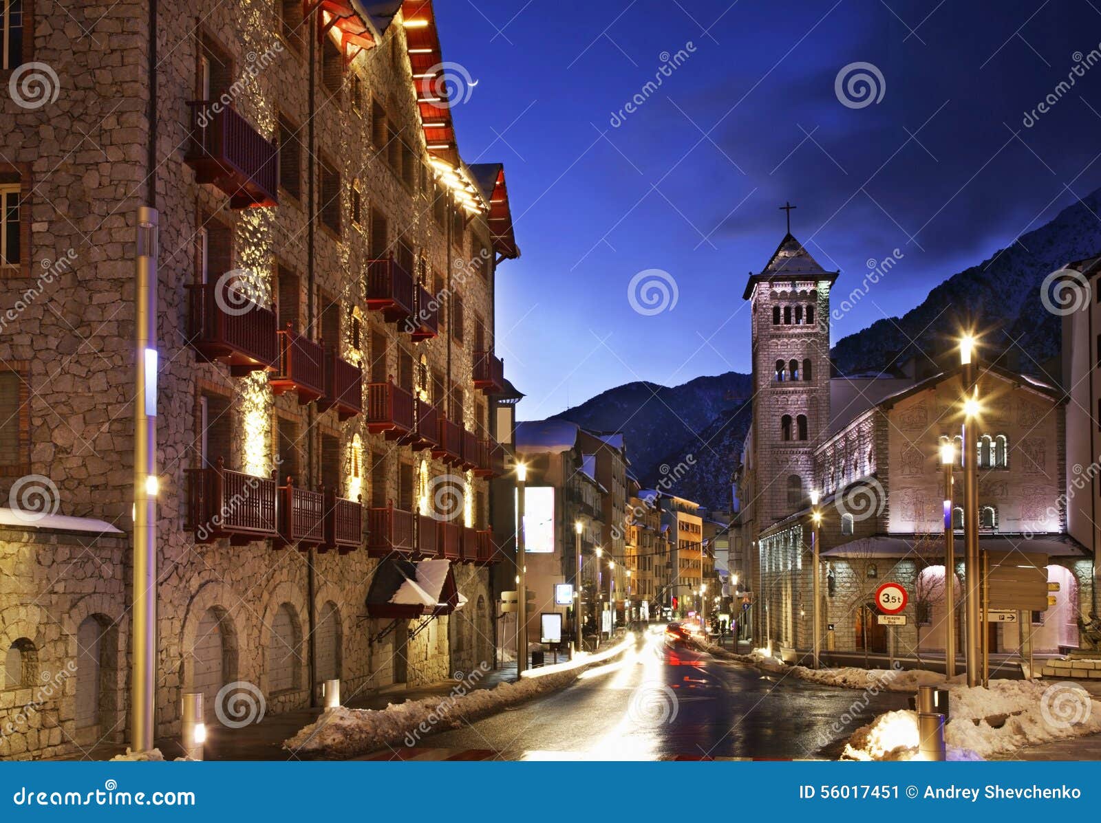 sant pere martir church in andorra la vella. andorra