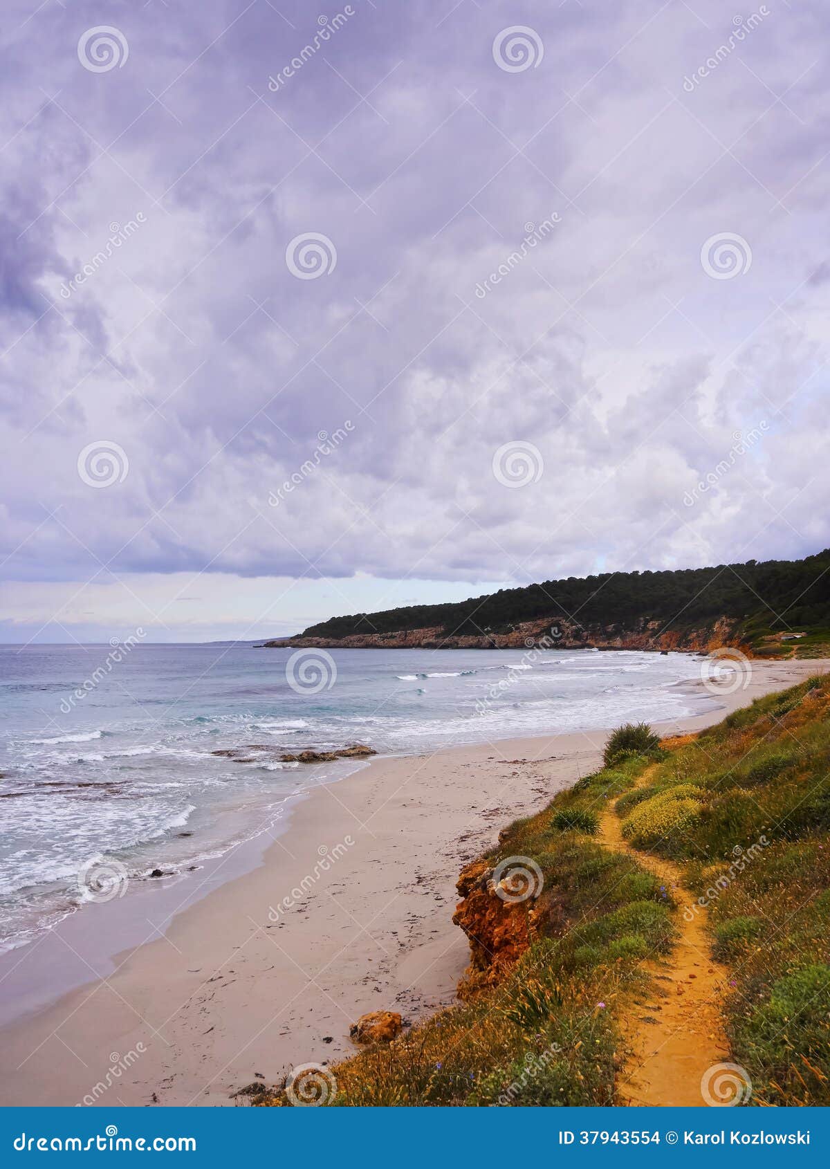 sant tomas beach on minorca