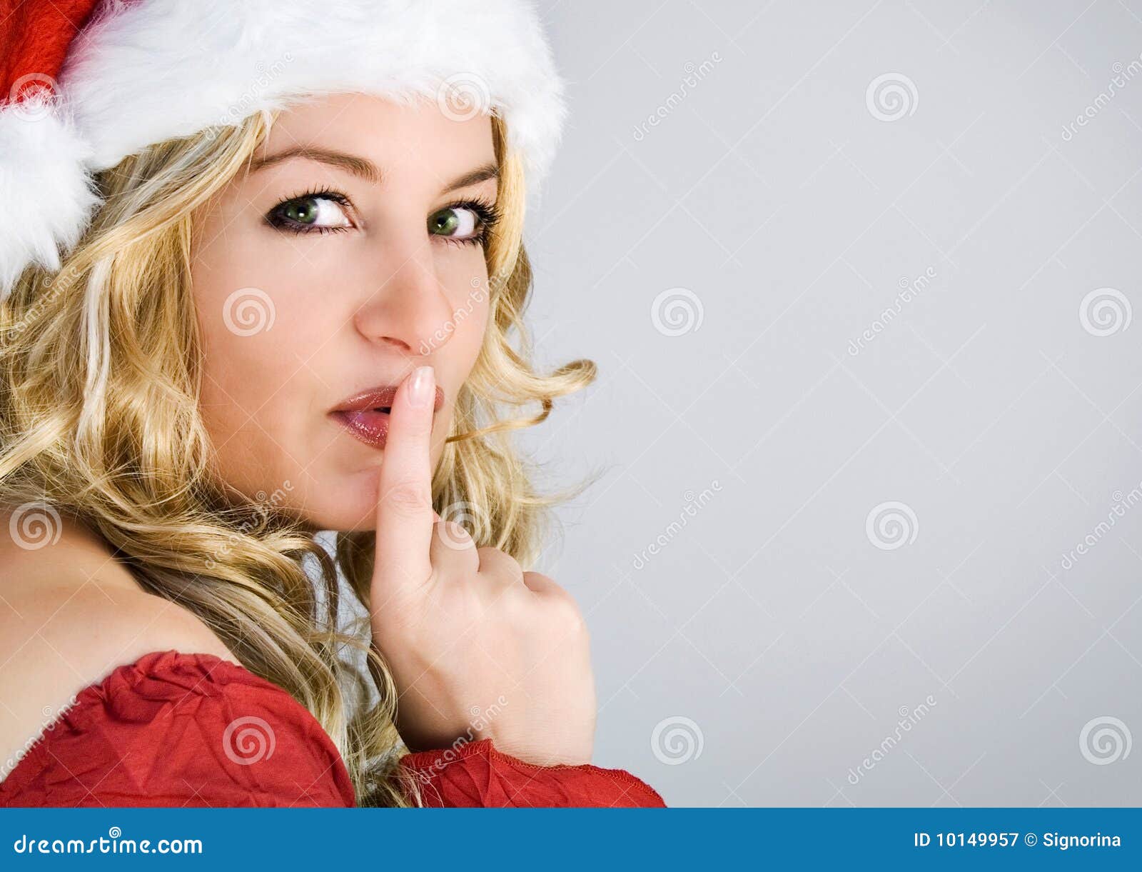 Santa 1 1 Stock Image Image Of Female Attractive Erotic