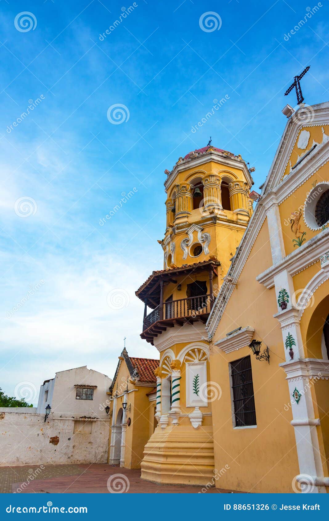 santa barbara church in mompox, colombia