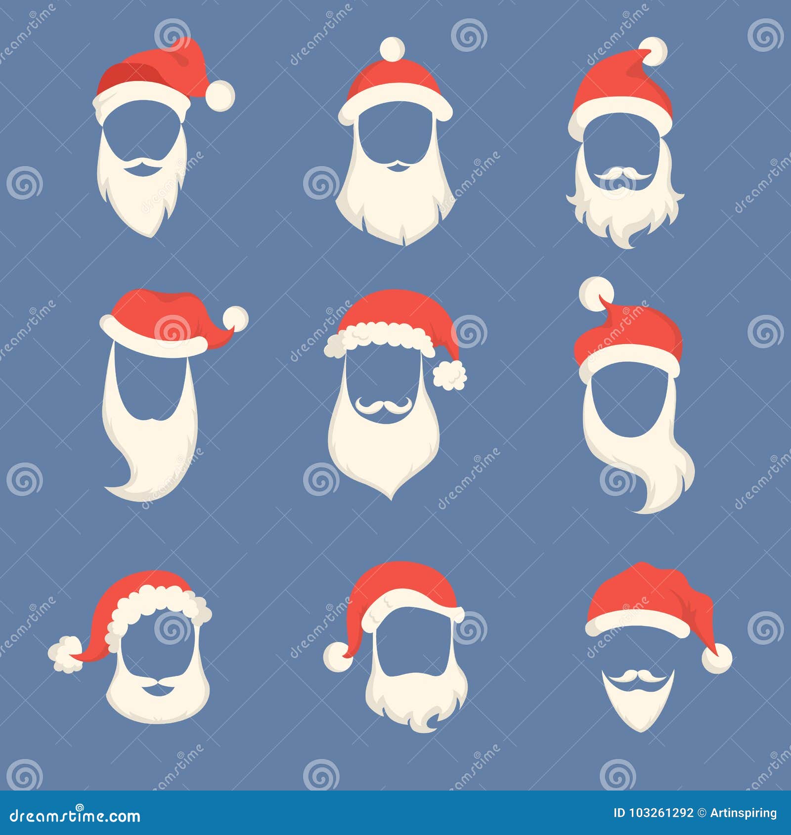 Santa's Beard Is Very Bare Template Santa's Beard Is Very Bare Template