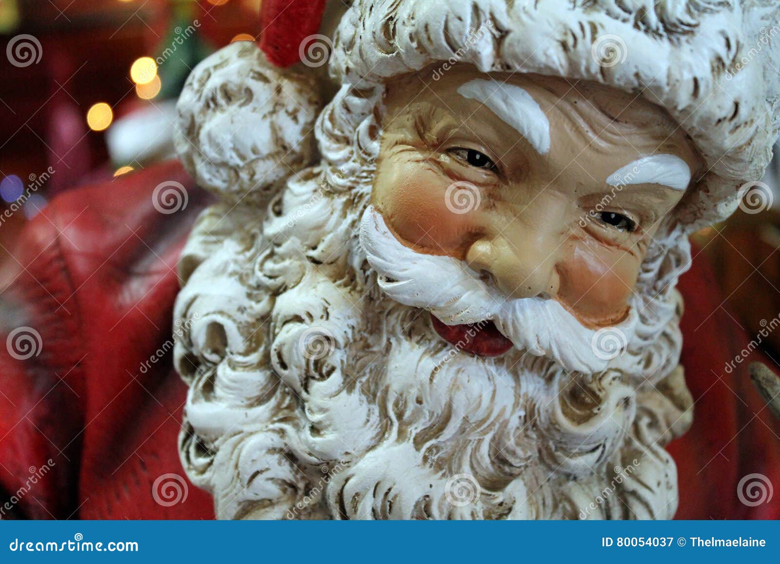 Santa Christmas Ornament imagem de stock. Imagem de inverno - 80054037