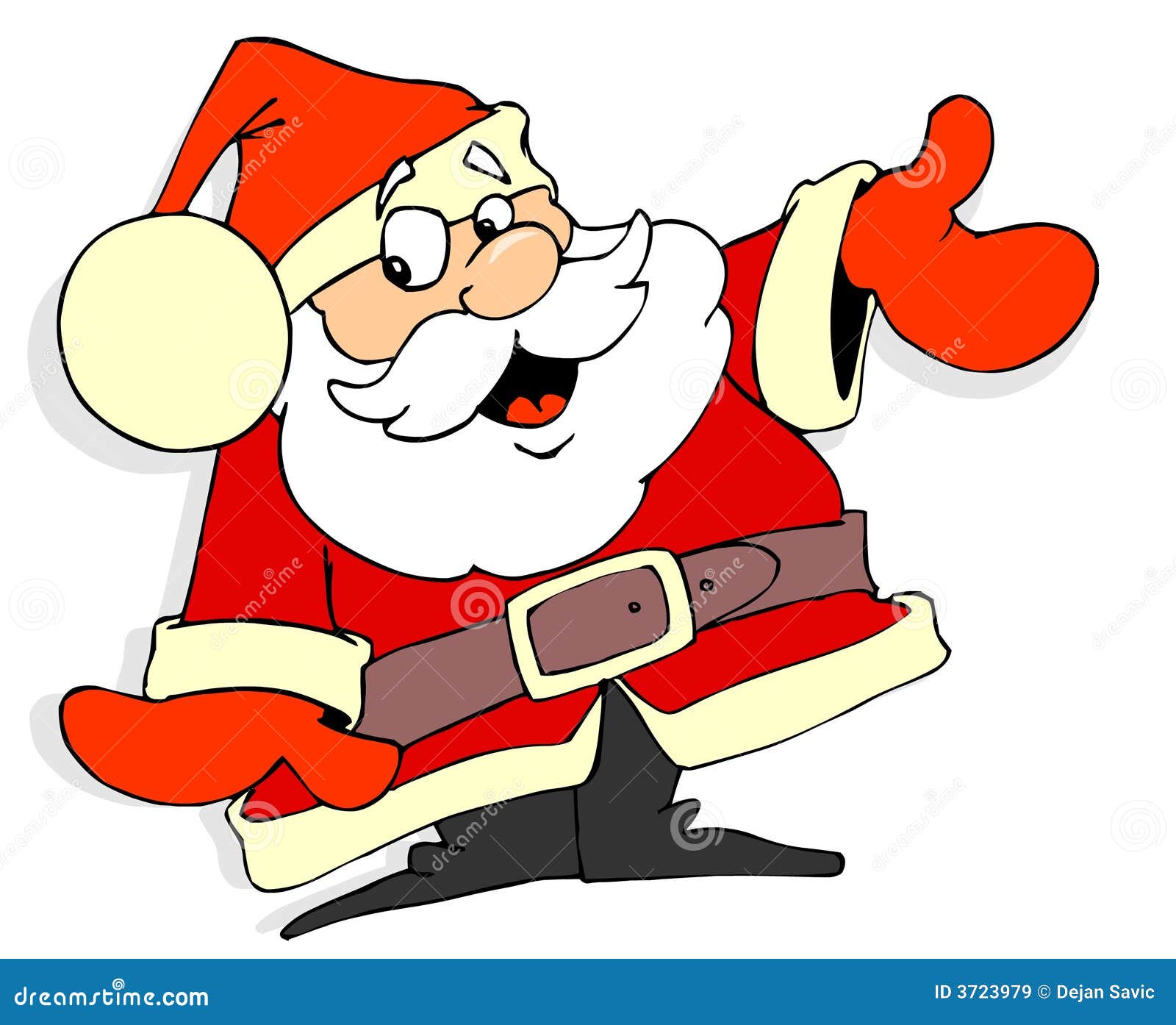 Santa Claus Cartoon Stock Illustration Illustration Of