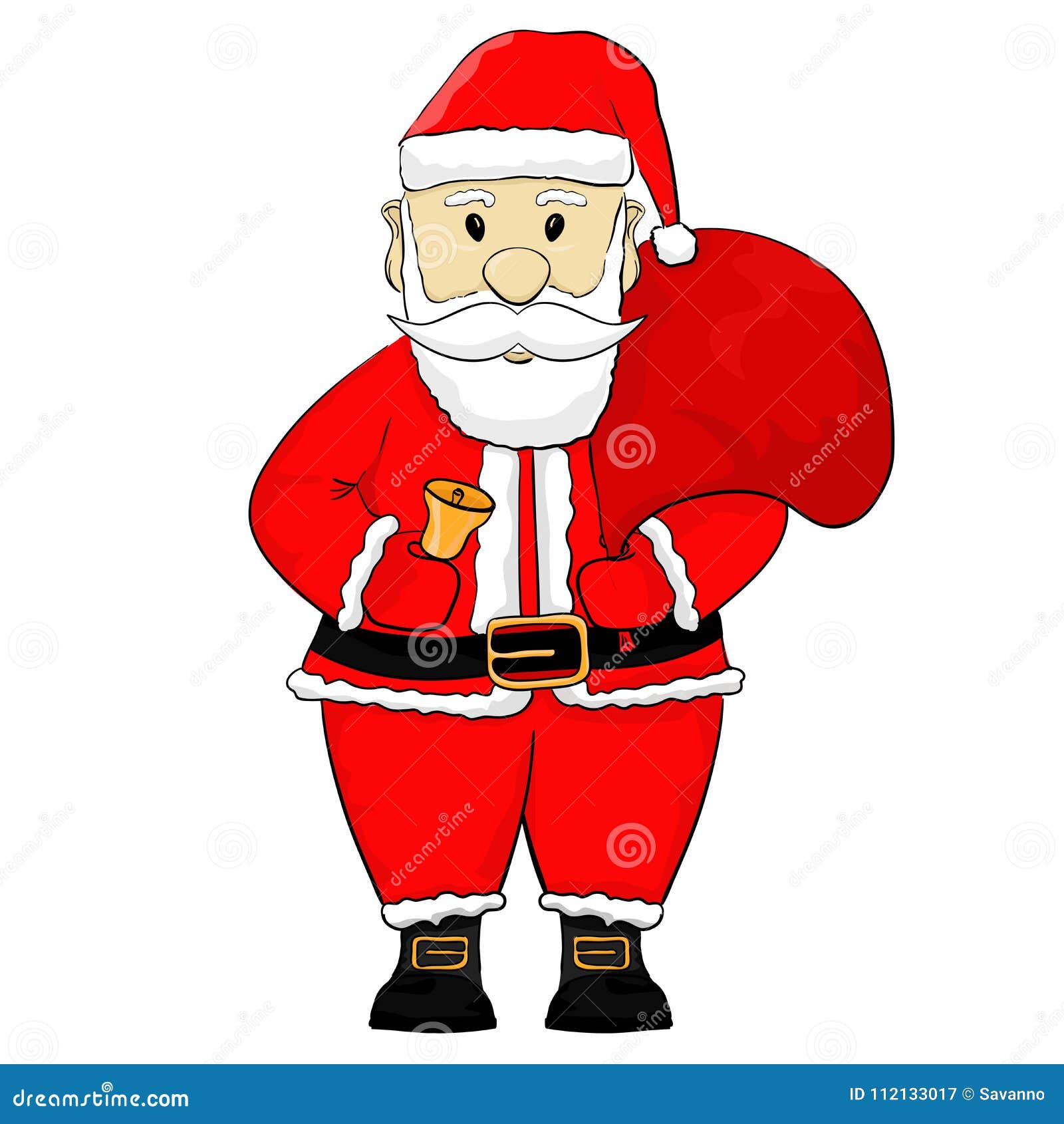Santa Claus. Cartoon Hand Drawing Stock Vector - Illustration of character, xmas: 112133017 Santa Claus. Cartoon Hand Drawing Stock Vector - Illustration of character, xmas: 112133017