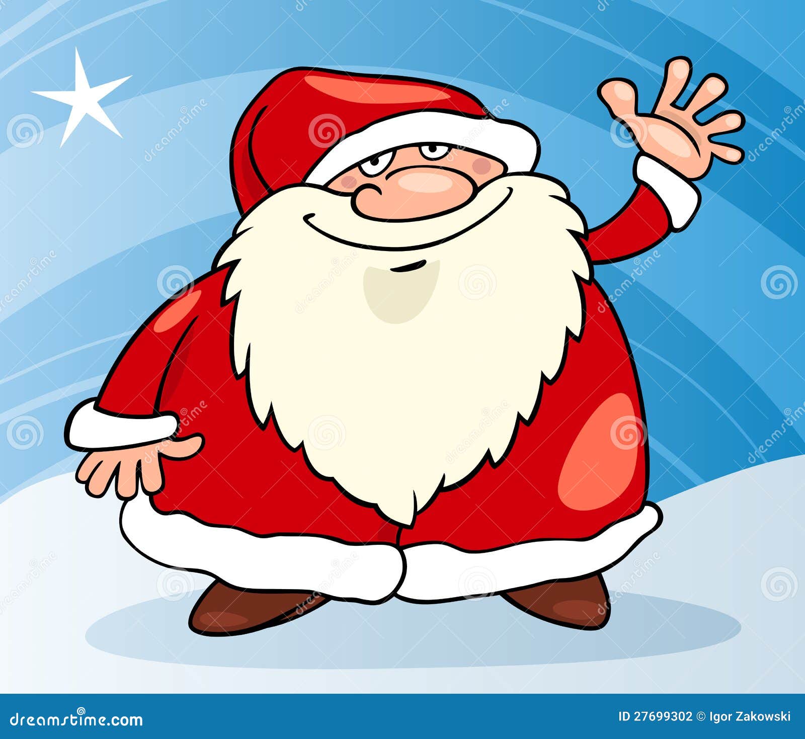 Download Santa Claus Christmas Cartoon Illustration Stock Vector Illustration of smile character