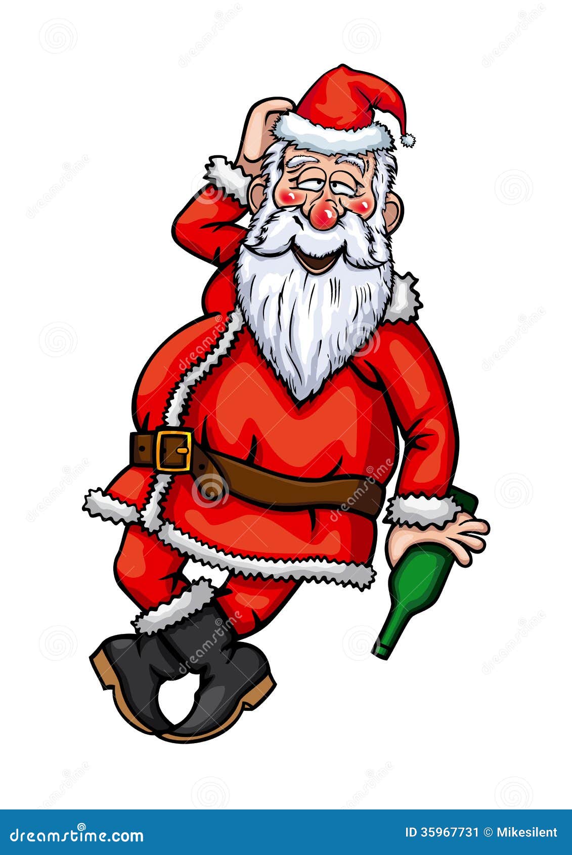 christmas clipart drunk santa - photo #29