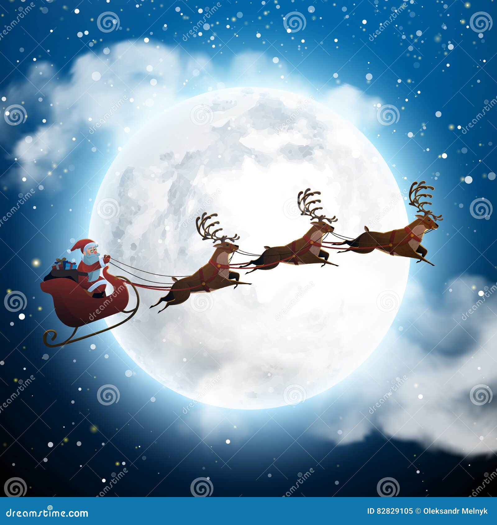 Christmas Theme Backdrop Vinyl 8x6.5ft Santa Claus Reindeers Pull The Sled Across The Huge Moon Snowy Warm Cabins Photography Background Xmas New Year Party Banner Child Baby Adult Shoot Christmas Theme Backdrop Vinyl 8x6.5ft Santa Claus Reindeers Pull The Sled Across The Huge Moon Snowy Warm Cabins Photography Background Xmas New Year Party Banner Child Baby Adult Shoot