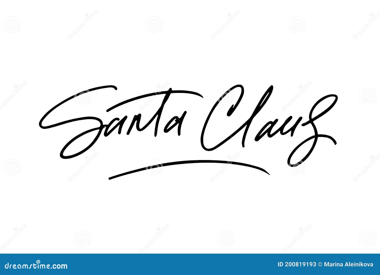 santa-claus-hand-drawn-signature-black-letters-isolated-on-white