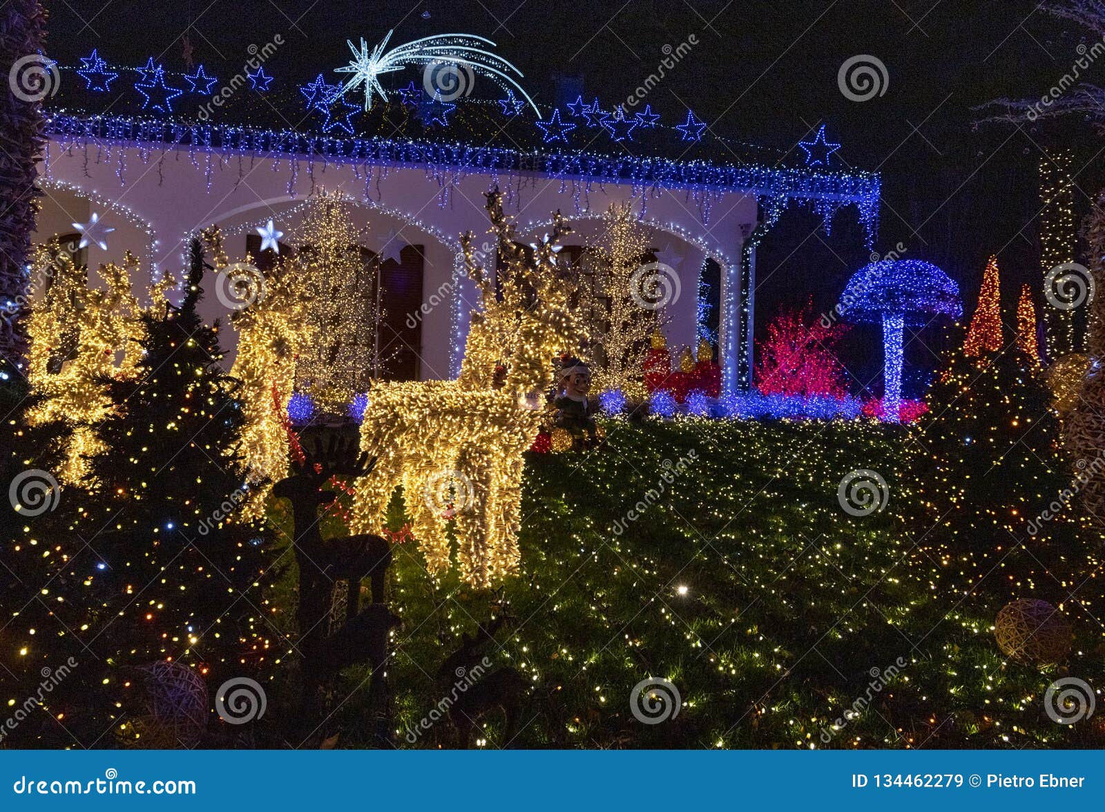 Babbo Natale Italy.Santa Claus House In Melegnano Milan Editorial Stock Image Image Of Italy Close 134462279