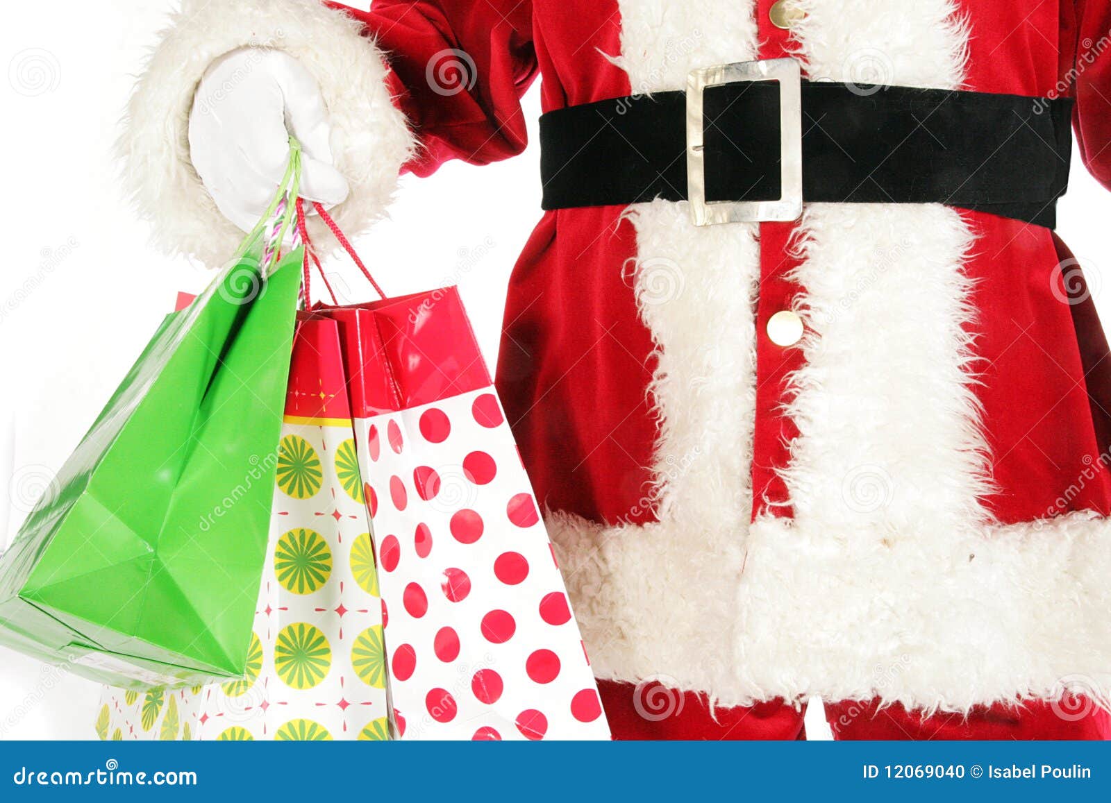 Santa claus shopping stock photo. Image of nicholas, santa 12069040