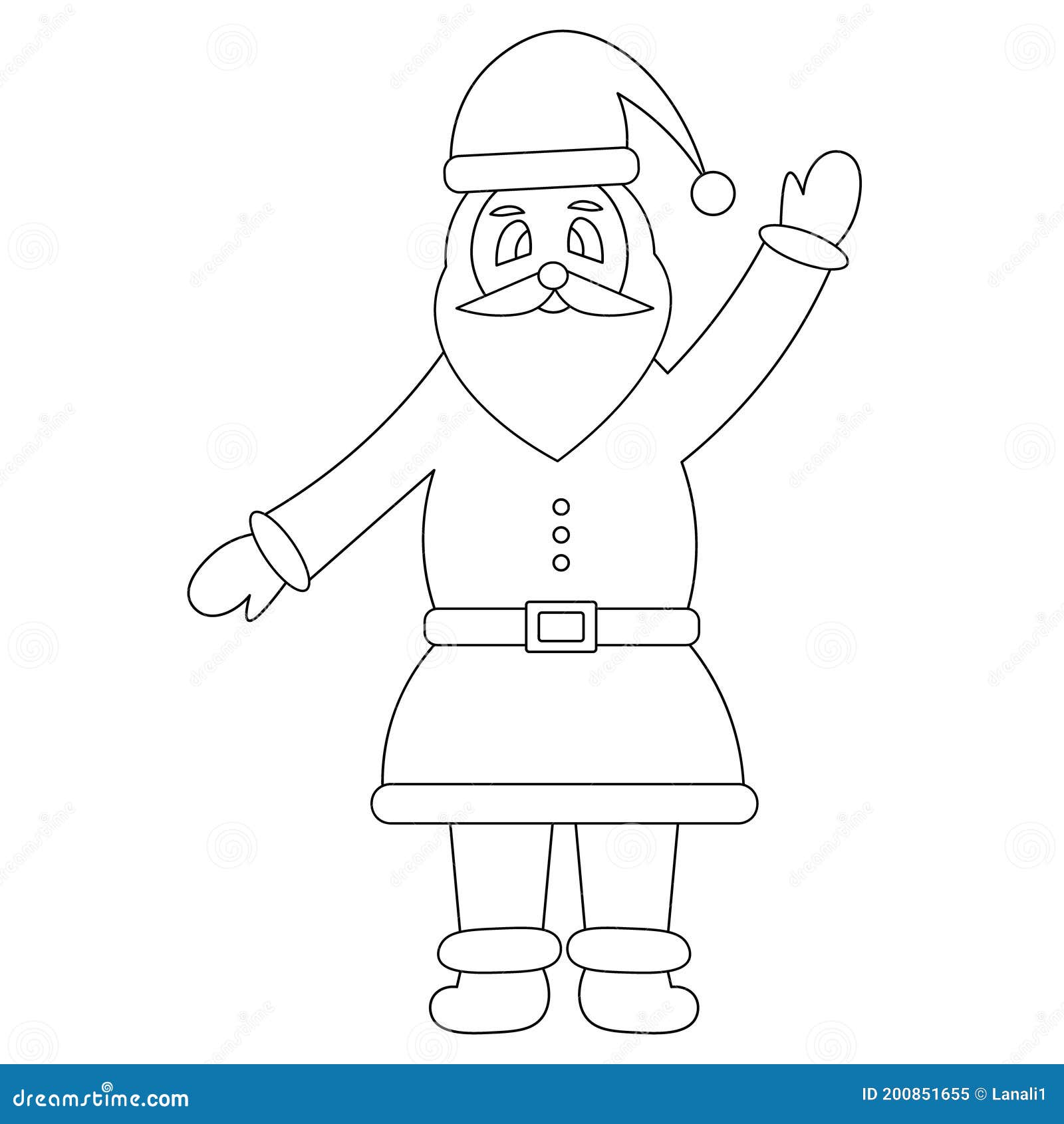 Santa Claus Face With Big Beard  Easy santa drawing How to draw santa Christmas  drawing