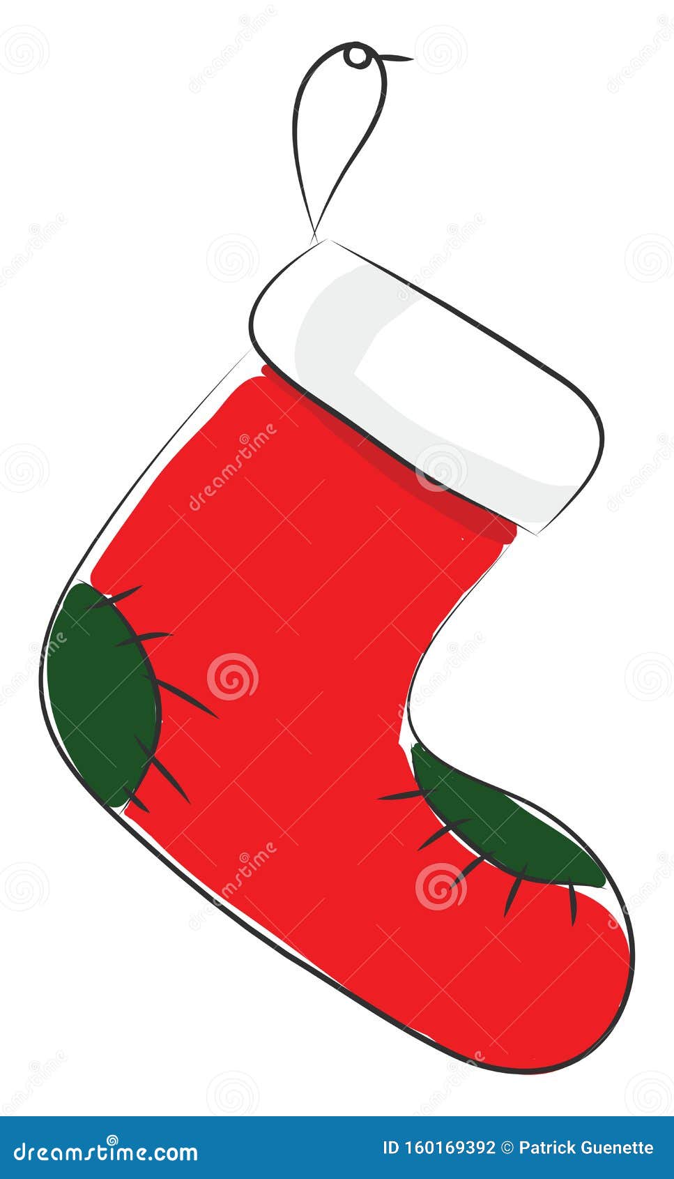 Christmas sock Black and White Stock Photos & Images - Alamy