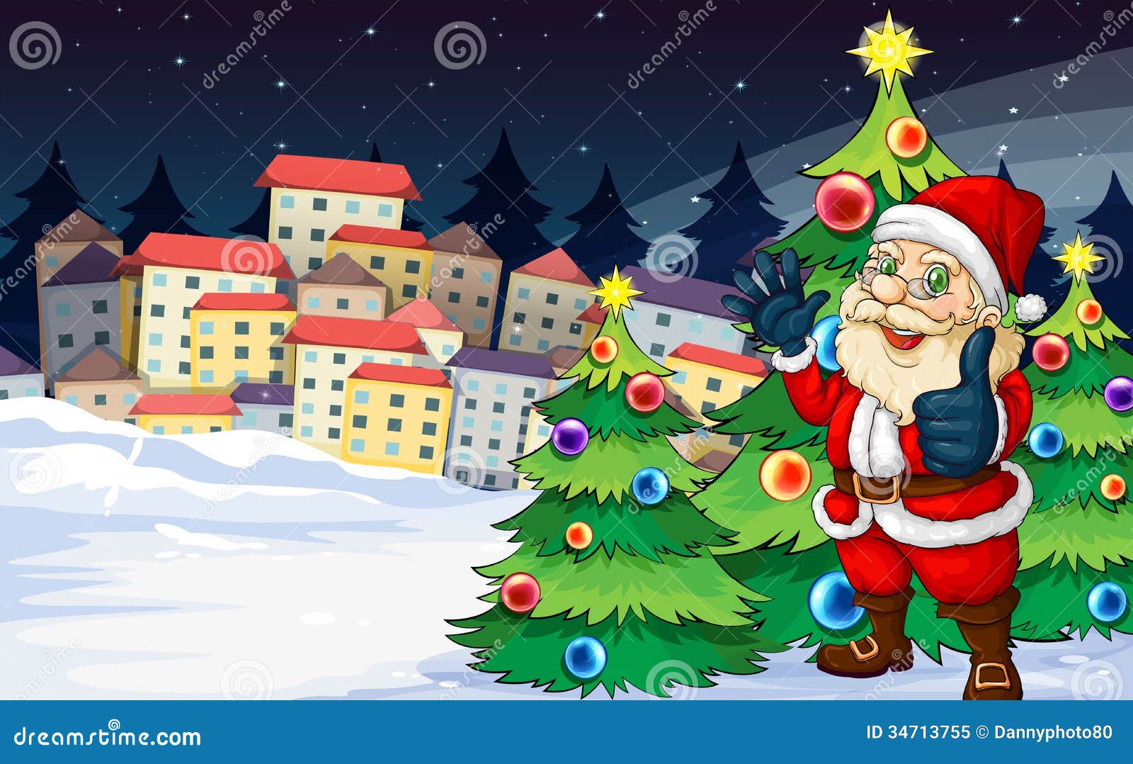 How To Wiki 89 How To Draw Santa Claus And Christmas Tree
