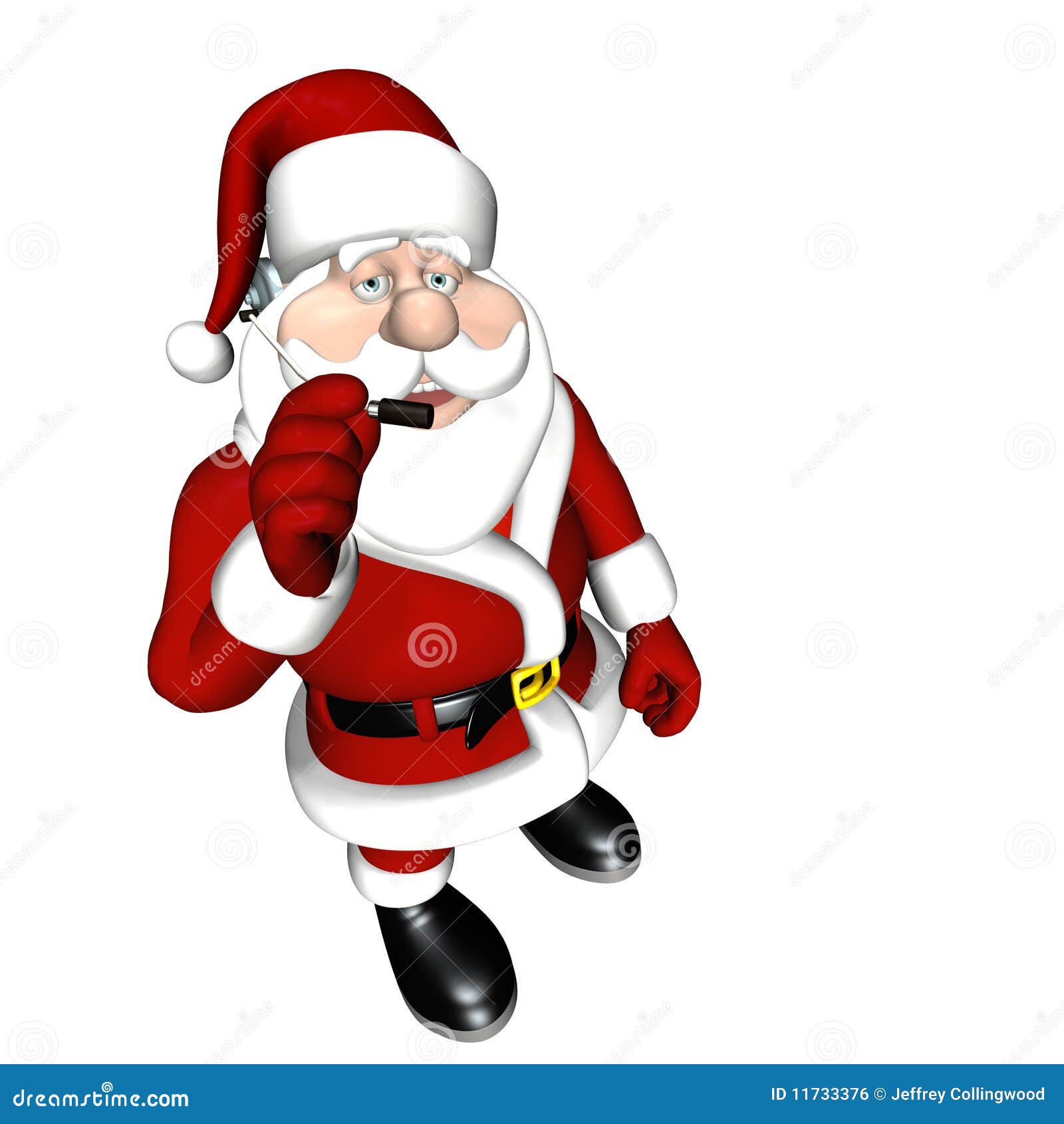Santa Customer Service 4 stock illustration. Illustration of kringle