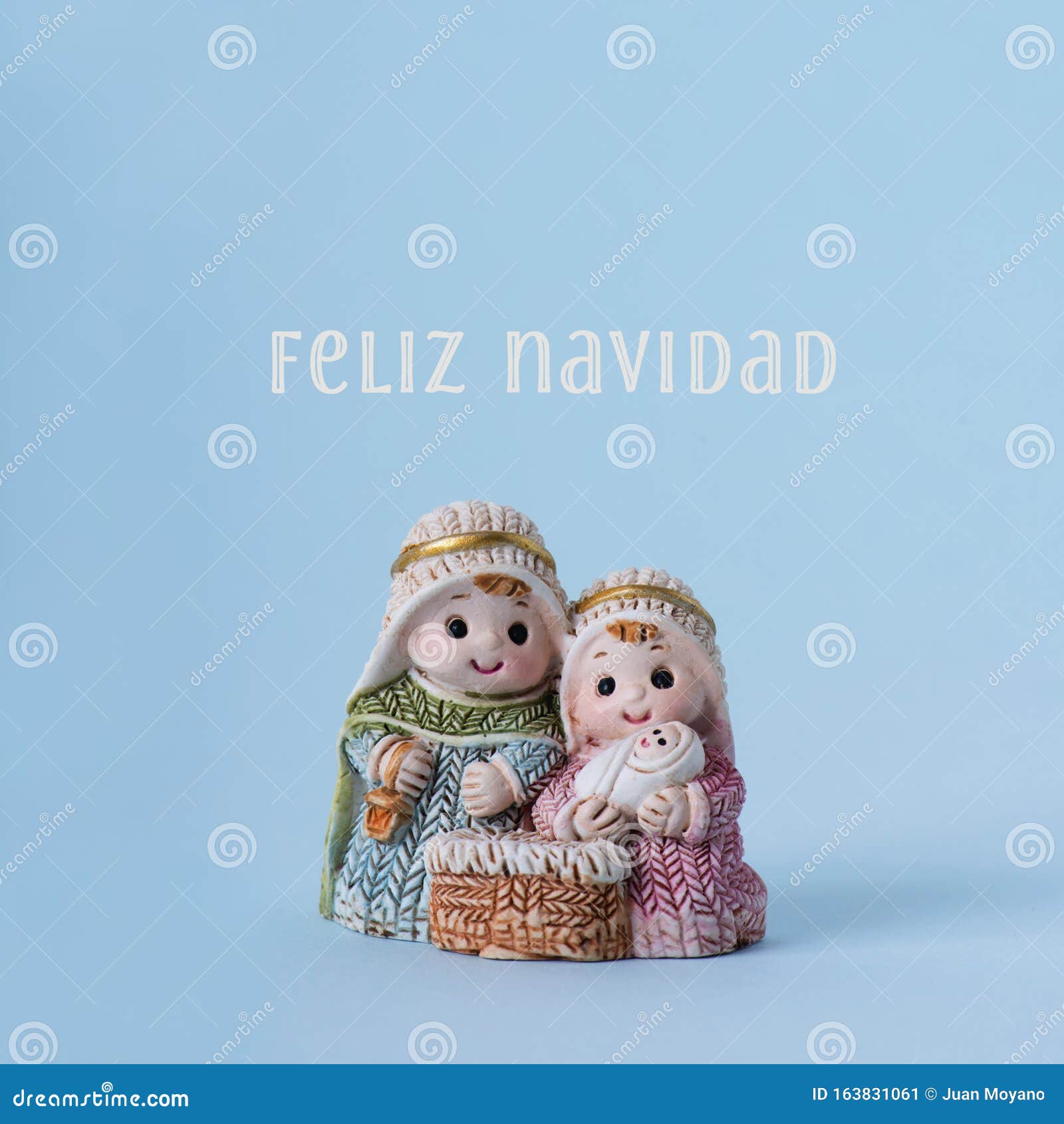 Santa Família E Texto Feliz Natal Em Espanhol Imagem de Stock - Imagem de  jesus, sinal: 163831061