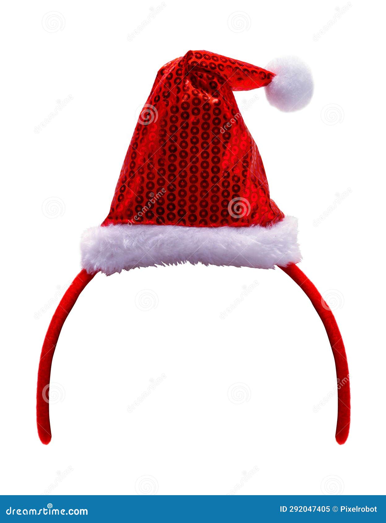 Santa Hat Headband stock image. Image of holiday, headband - 292047405