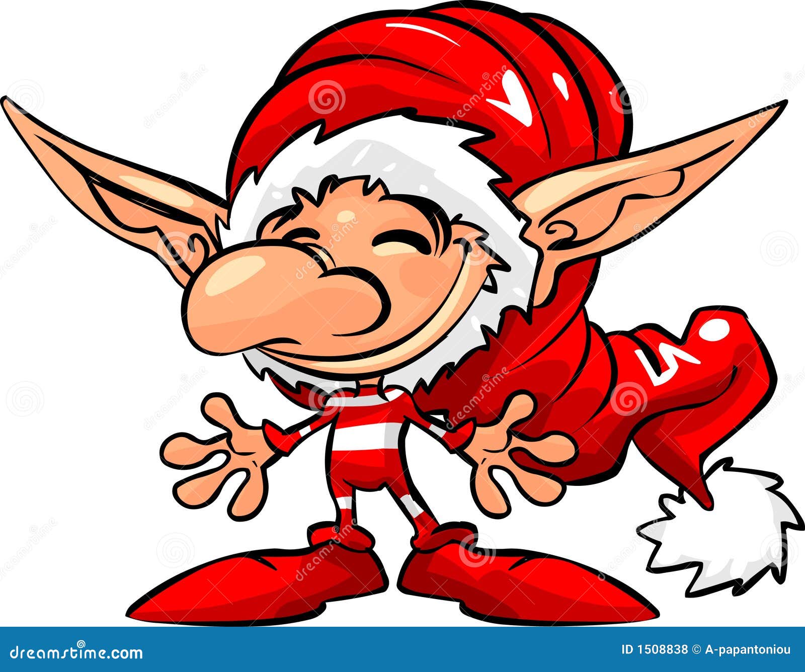 Santa Helper stock illustration. Illustration of devil - 1508838